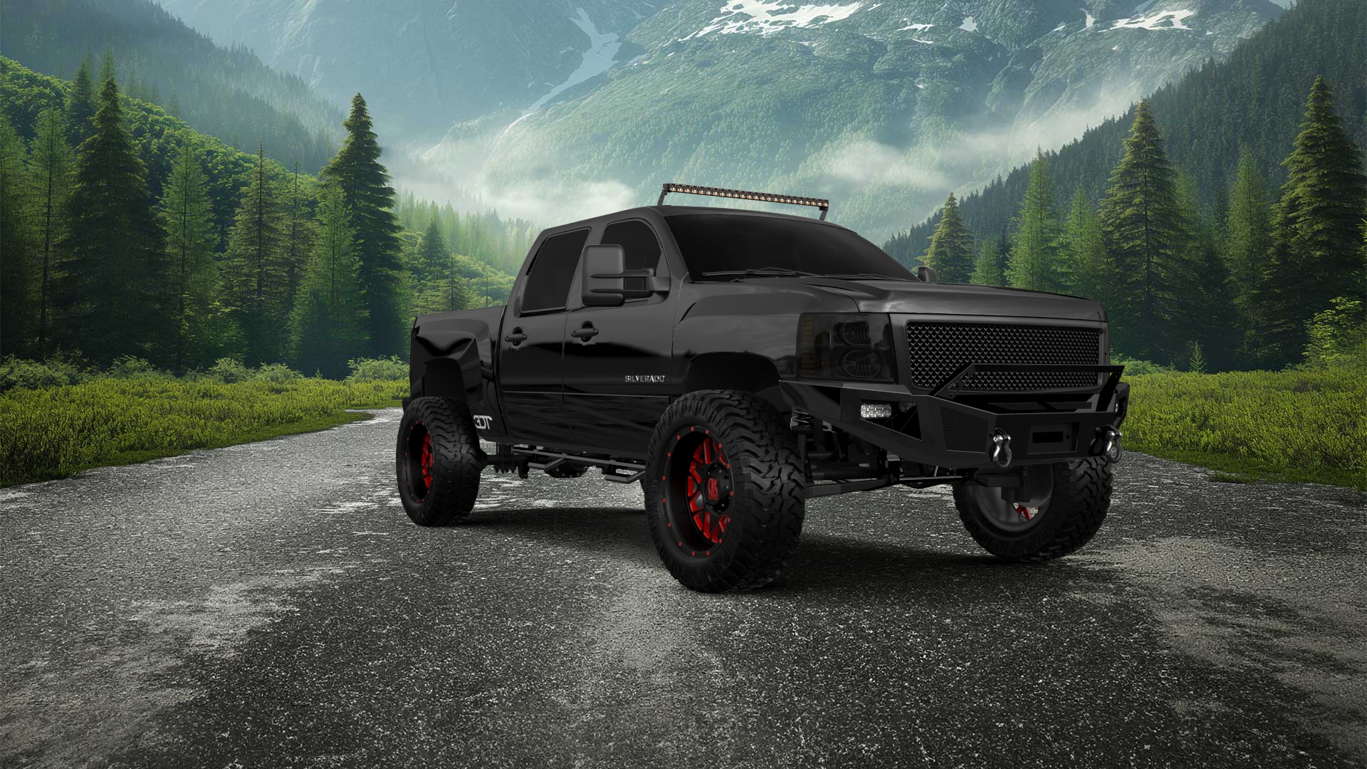 Chevrolet Silverado 1500 Crew Cab 4 Door pickup truck 2007 tuning