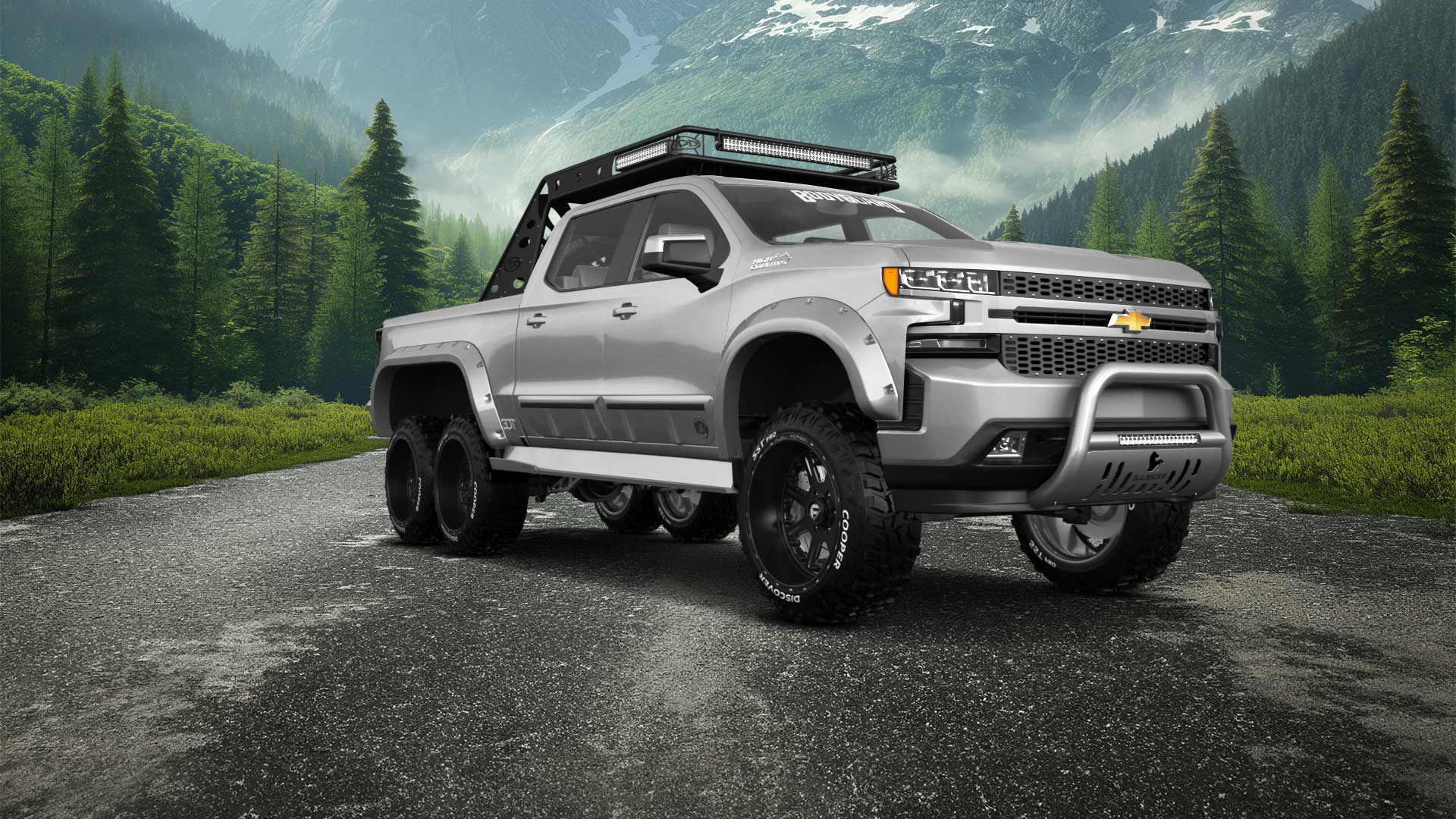 Chevrolet Silverado Hennessey Goliath 6X6 Truck 2020 tuning