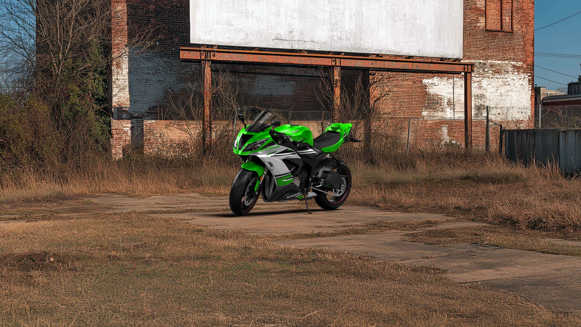 Kawasaki Ninja ZX 6R Sport Bike 2015 tuning