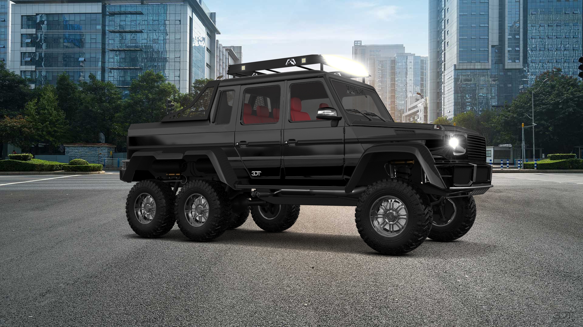 Mercedes G 63 AMG 6x6 4 Door pickup truck 2013