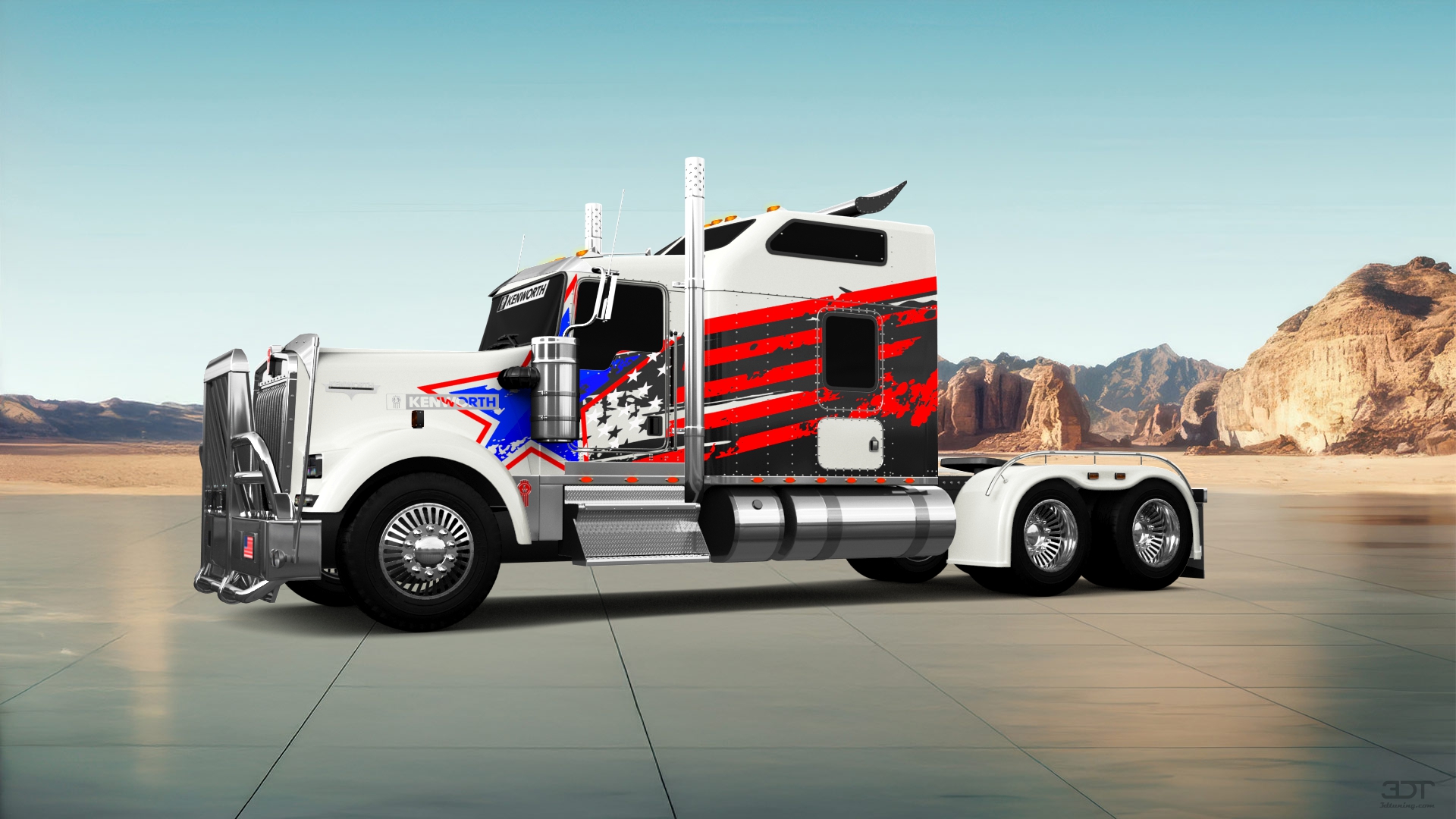 Kenworth W900 Sleeper Cab Truck 2015 tuning