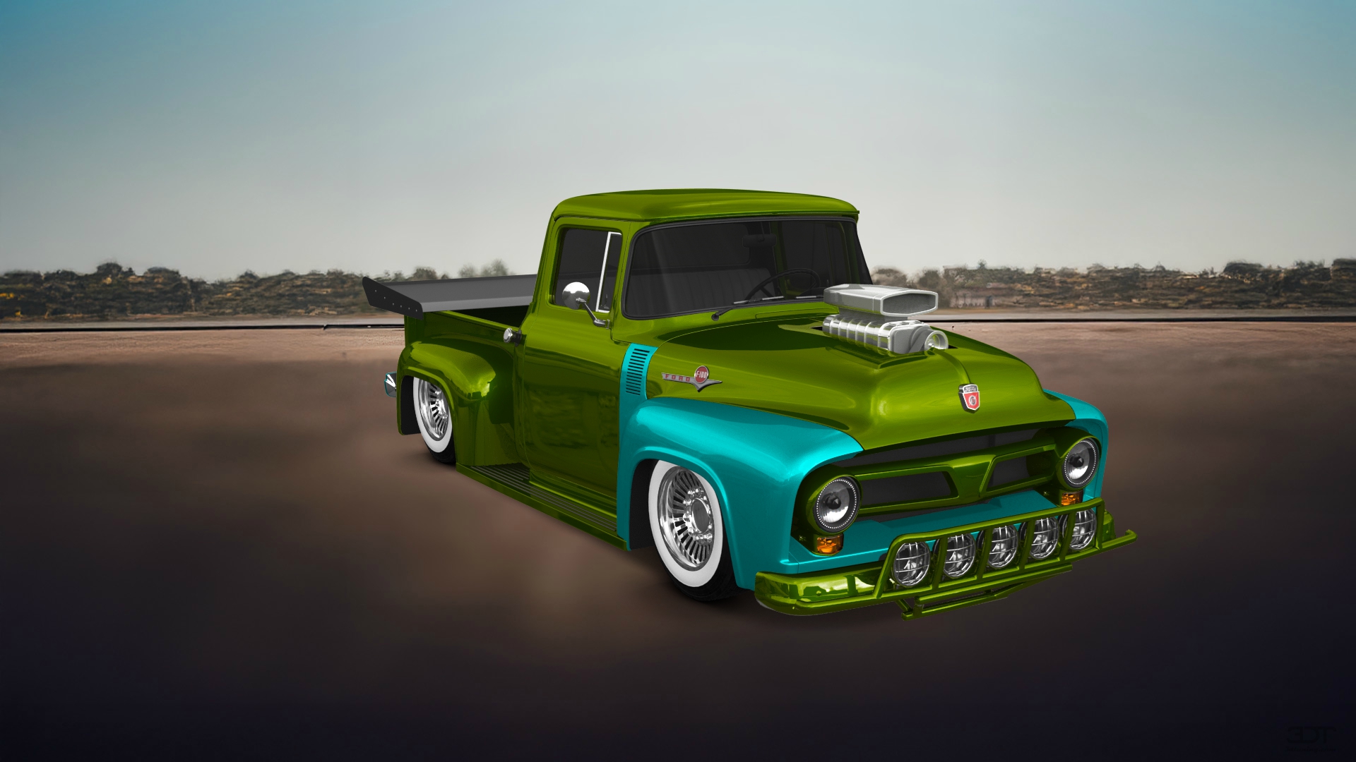 Ford F-100 2 Door truck 1956 tuning