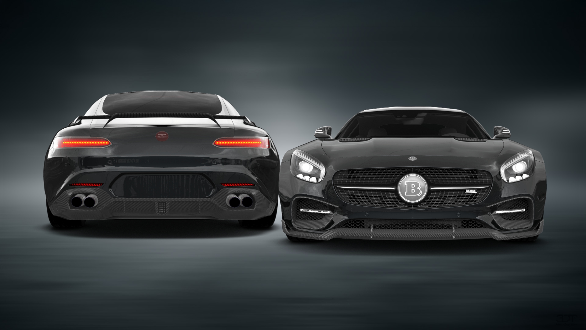 Mercedes AMG GT 2 door fastback coupe 2015 tuning