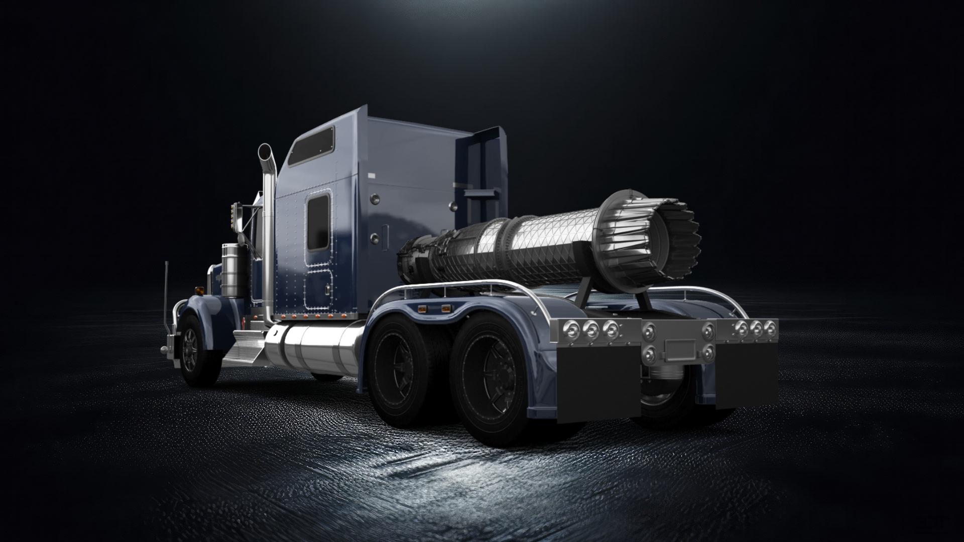 Kenworth W900 Sleeper Cab Truck 2015
