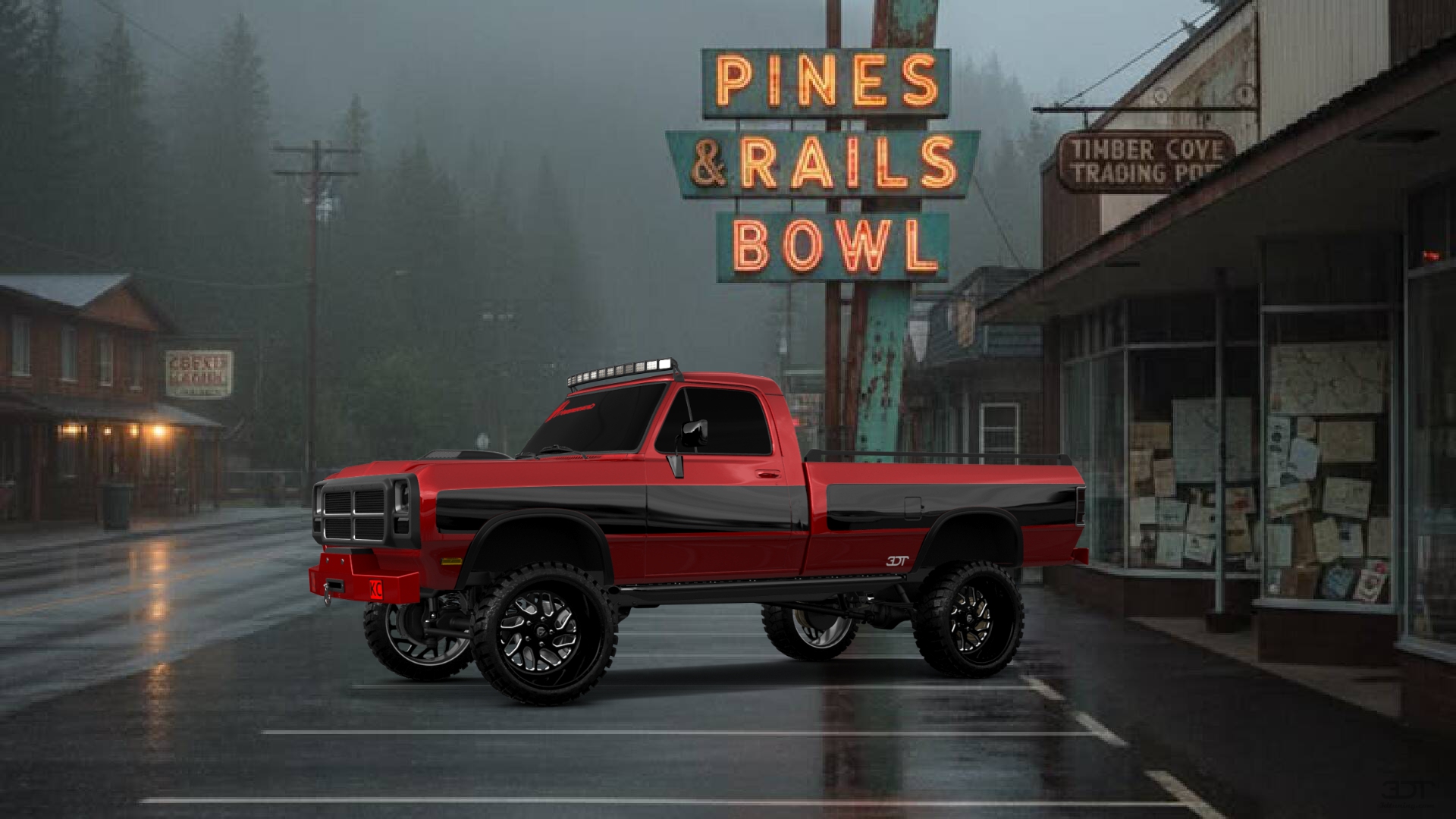 Dodge Ram 2 Door pickup truck 1991 tuning