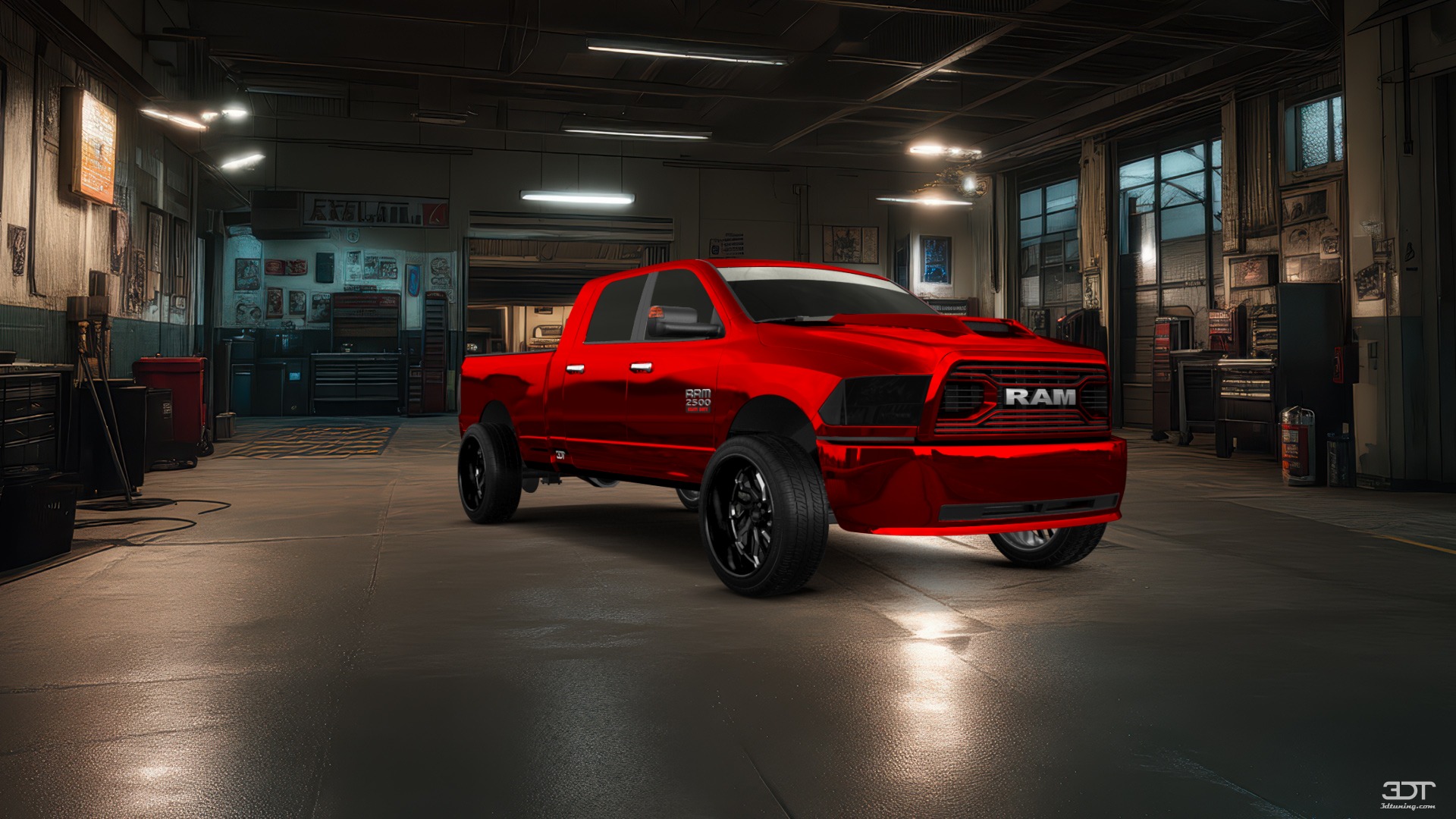 Dodge Ram 2500 Mega Cab 6.4 ft box 4 Door pickup truck 2010 tuning