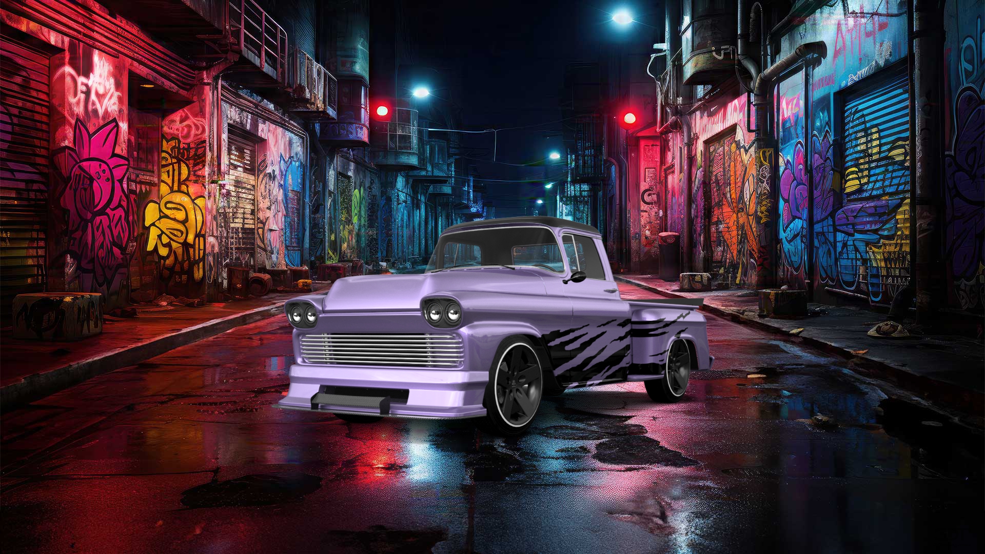 Chevrolet Apache Stepside 2 Door pickup truck 1959 tuning