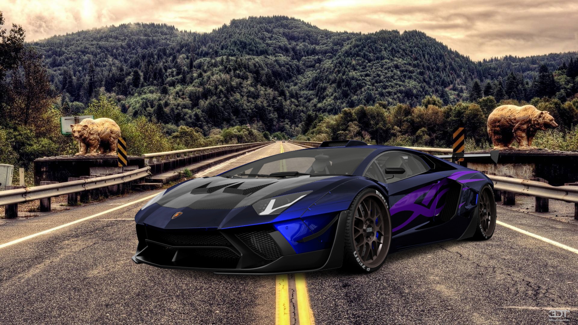 Lamborghini Aventador 2 Door Coupe 2012 tuning