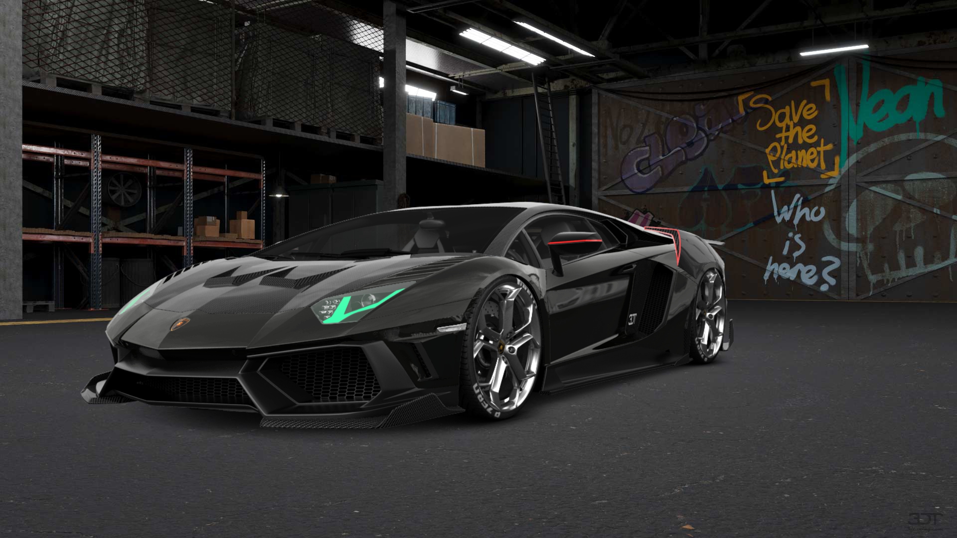 Lamborghini Aventador 2 Door Coupe 2012 tuning