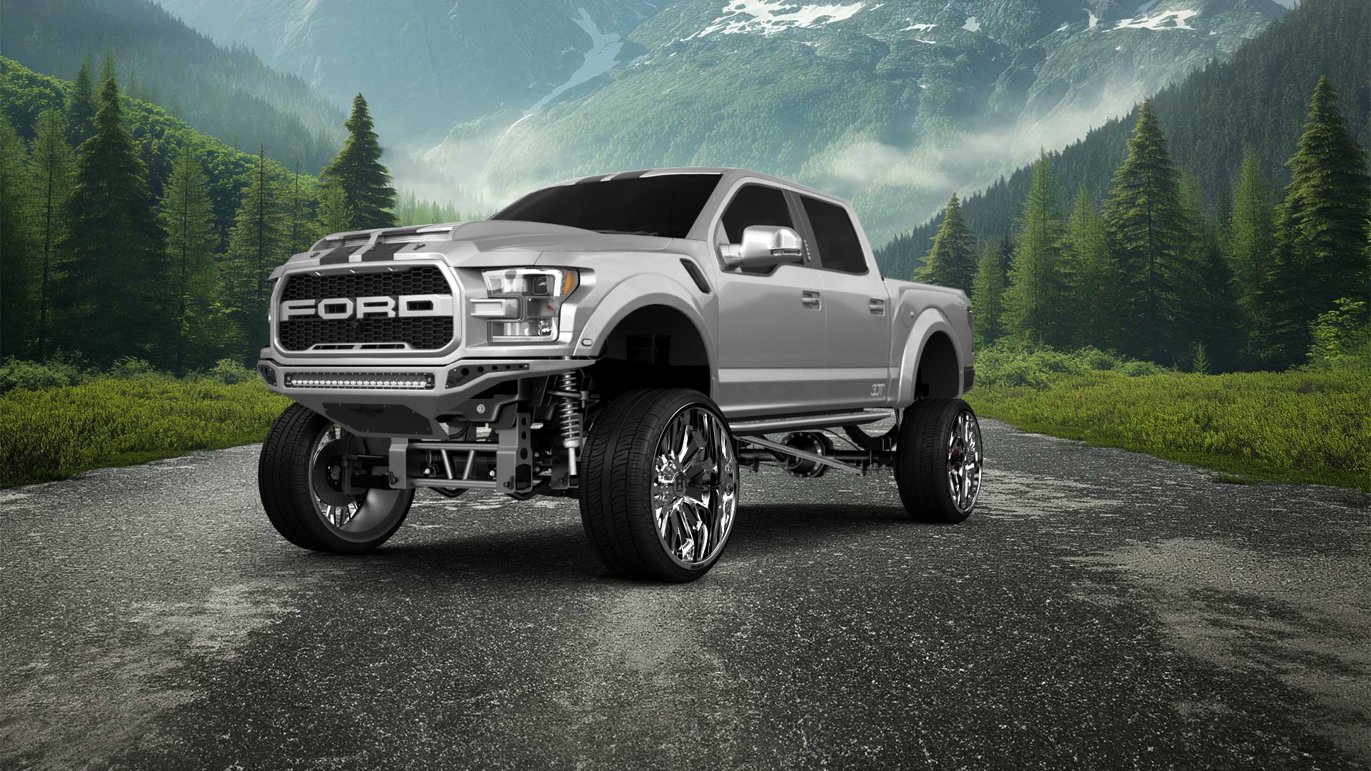 Ford F-150 Raptor 4 Door pickup truck 2017 tuning