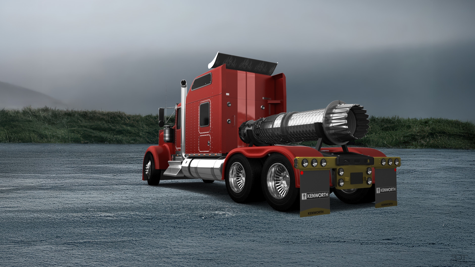 Kenworth W900 Sleeper Cab Truck 2015