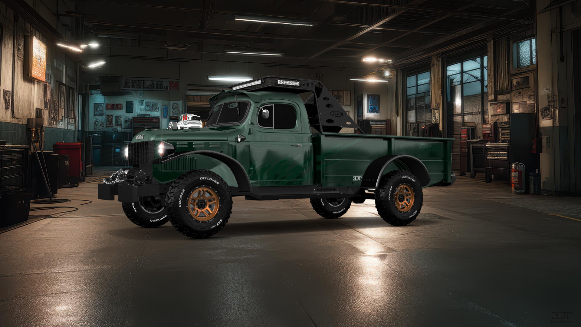 Dodge Power Wagon 2 Door pickup truck 1947 tuning