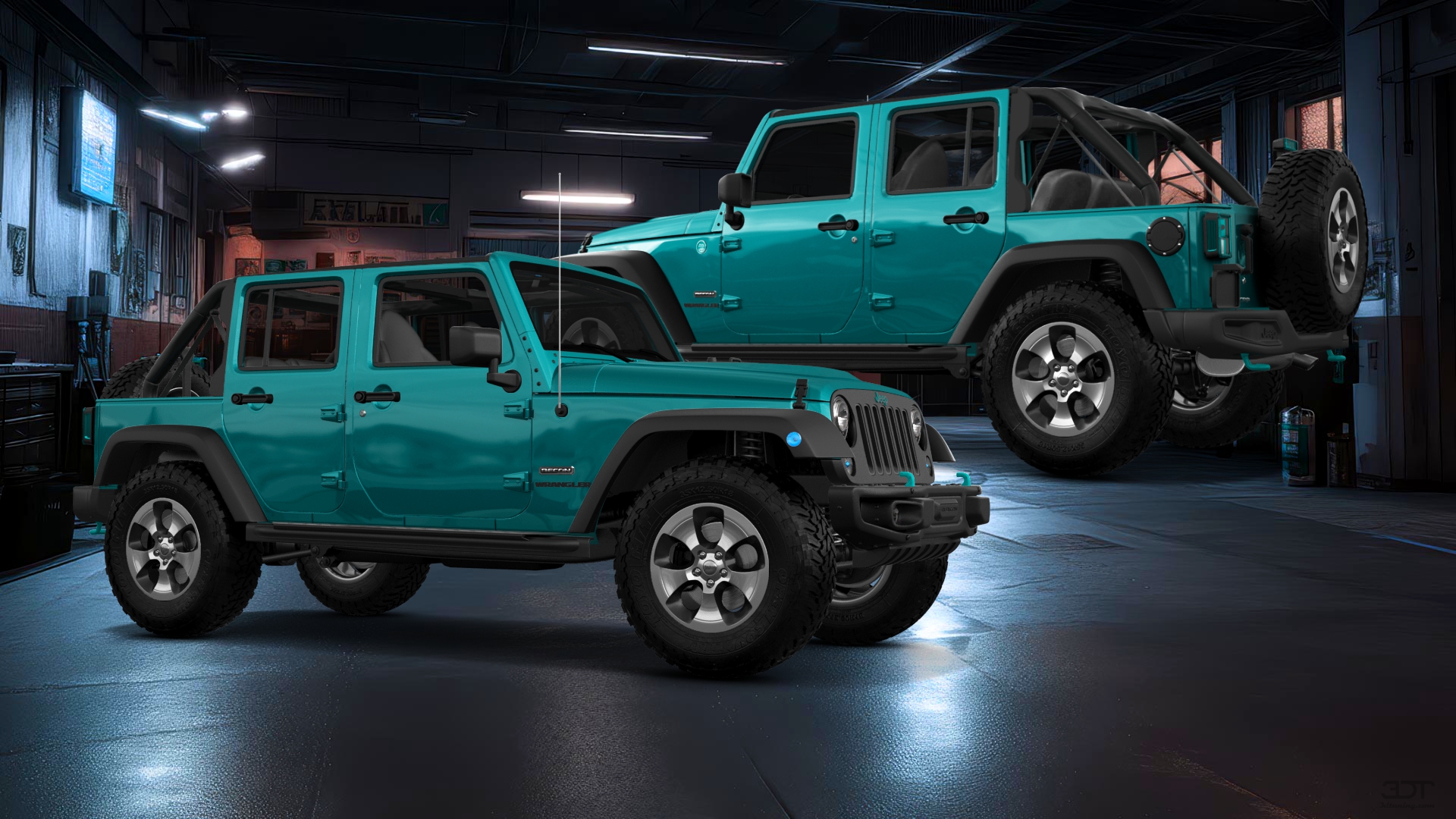 Jeep Wrangler Unlimited JK Rubicon Recon 4 Door SUV 2017 tuning