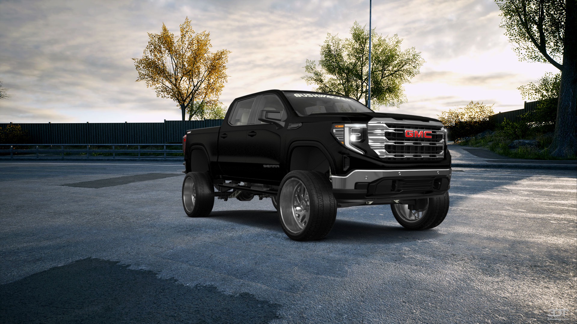 GMC Sierra 1500 Crew Cab 5.8 ft box 4 Door pickup truck 2023 tuning