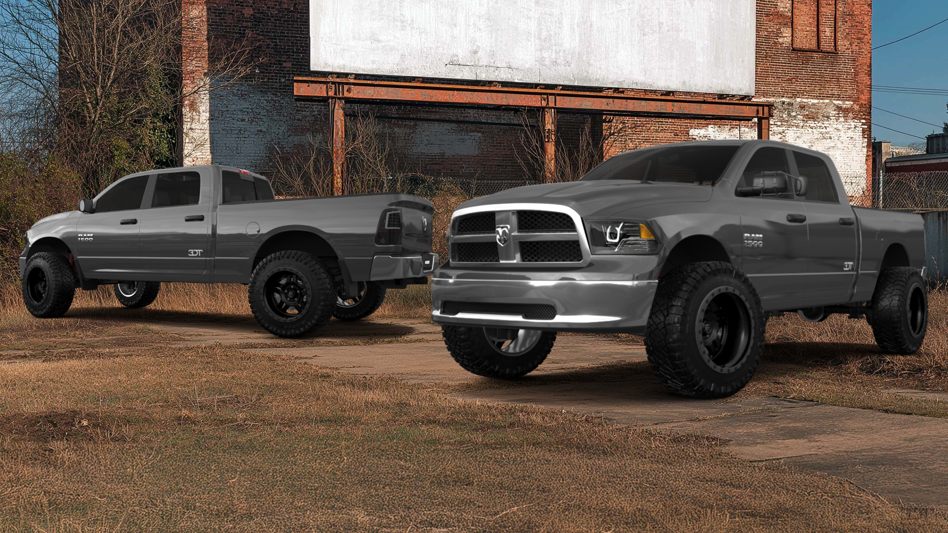 Dodge Ram 1500 Crew Cab 6.4 ft box 4 Door pickup truck 2009 tuning