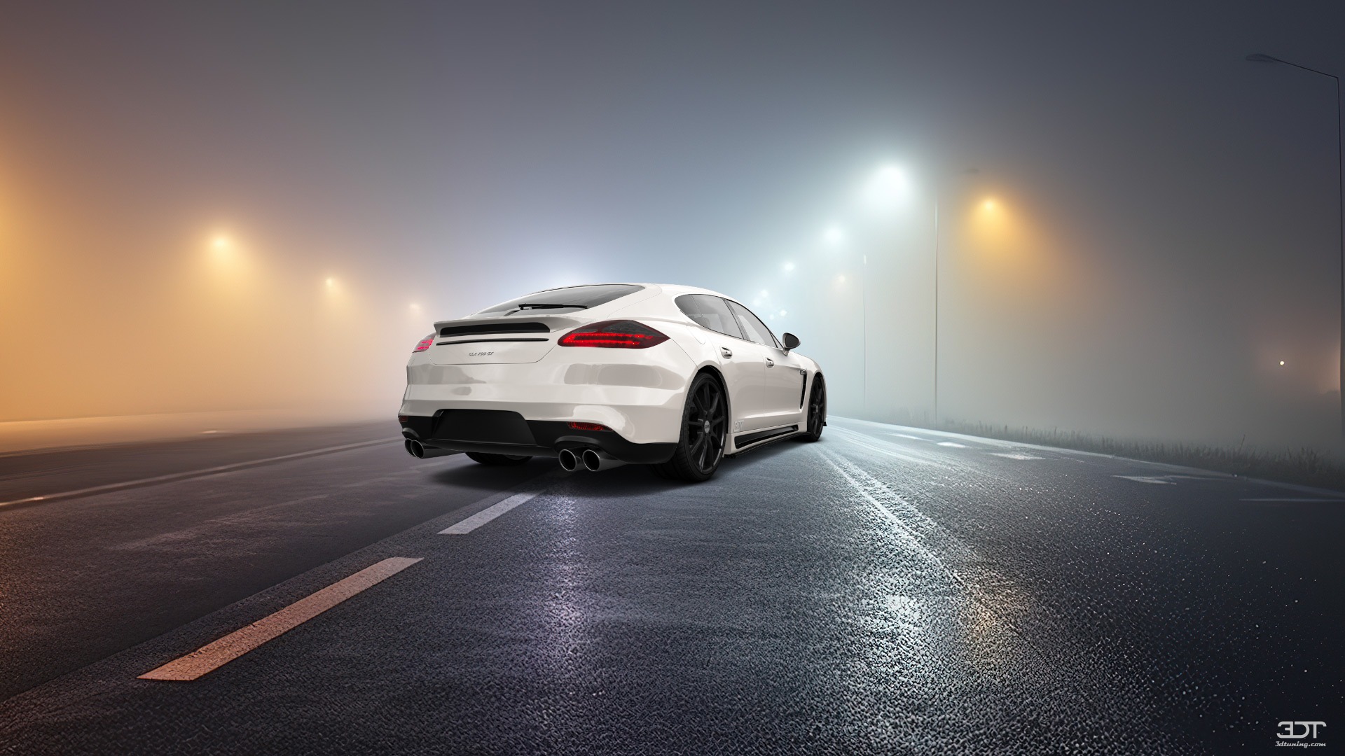 Porsche Panamera 4 door fastback saloon 2011