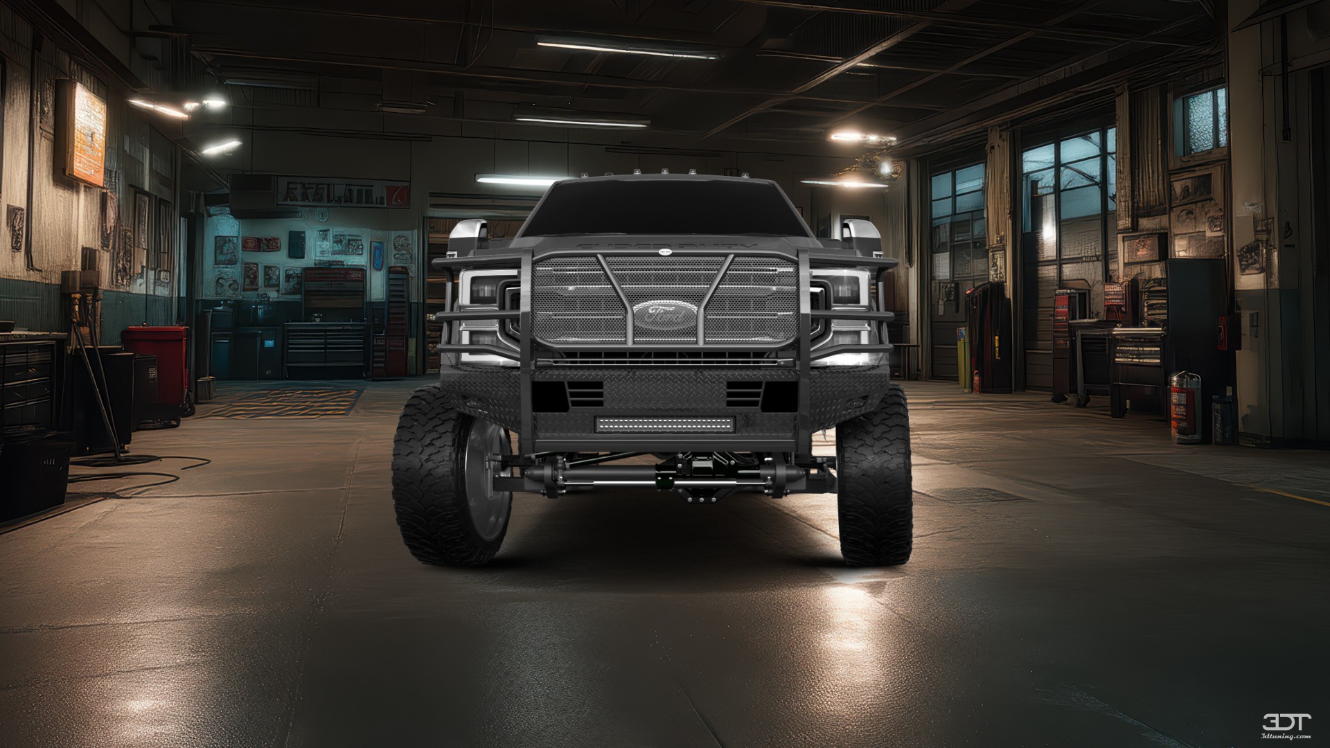 Tuning Ford F-250 4 Door pickup truck 2021