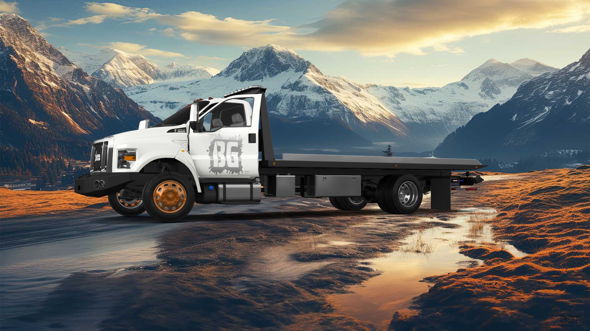 Ford F-650 Tow Truck Pickup 2016 tuning