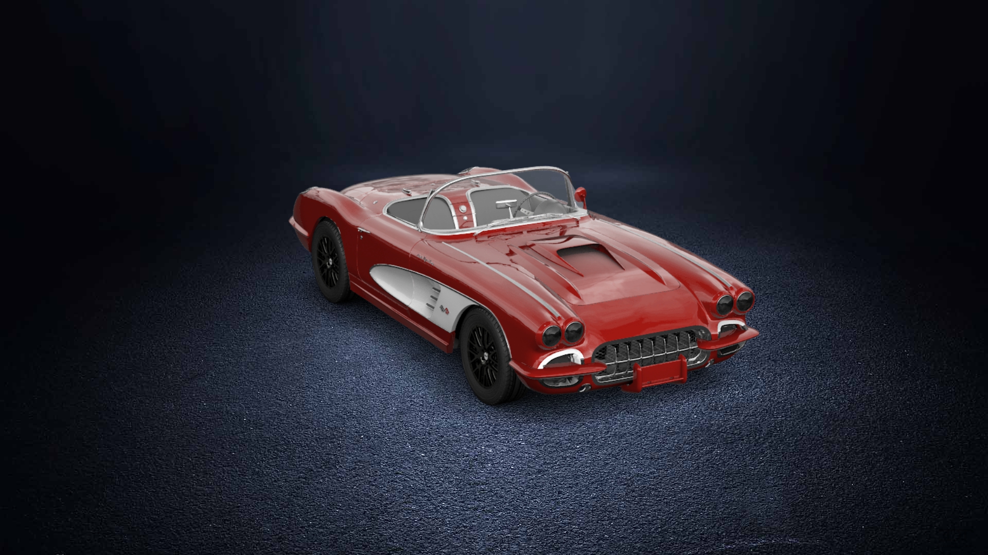 Chevrolet Corvette Convertible Coupe 1958 tuning