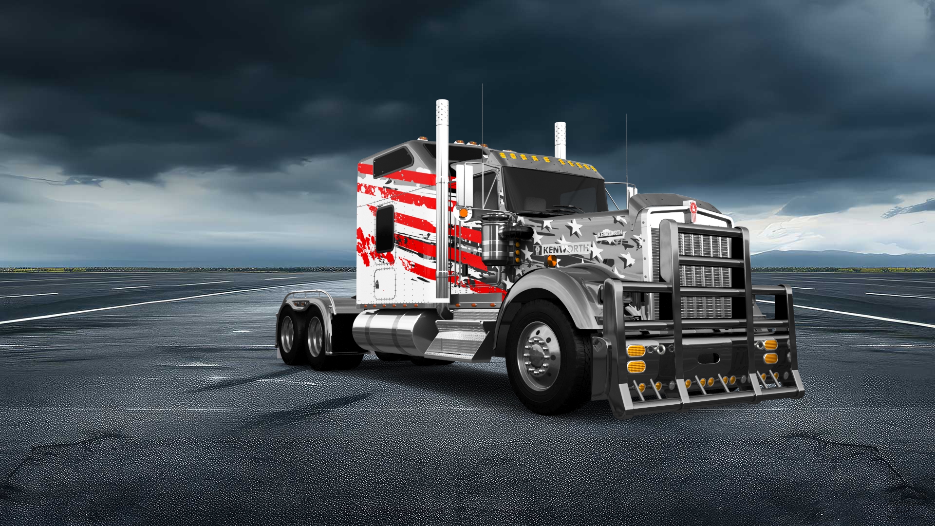 Kenworth W900 Sleeper Cab Truck 2015 tuning
