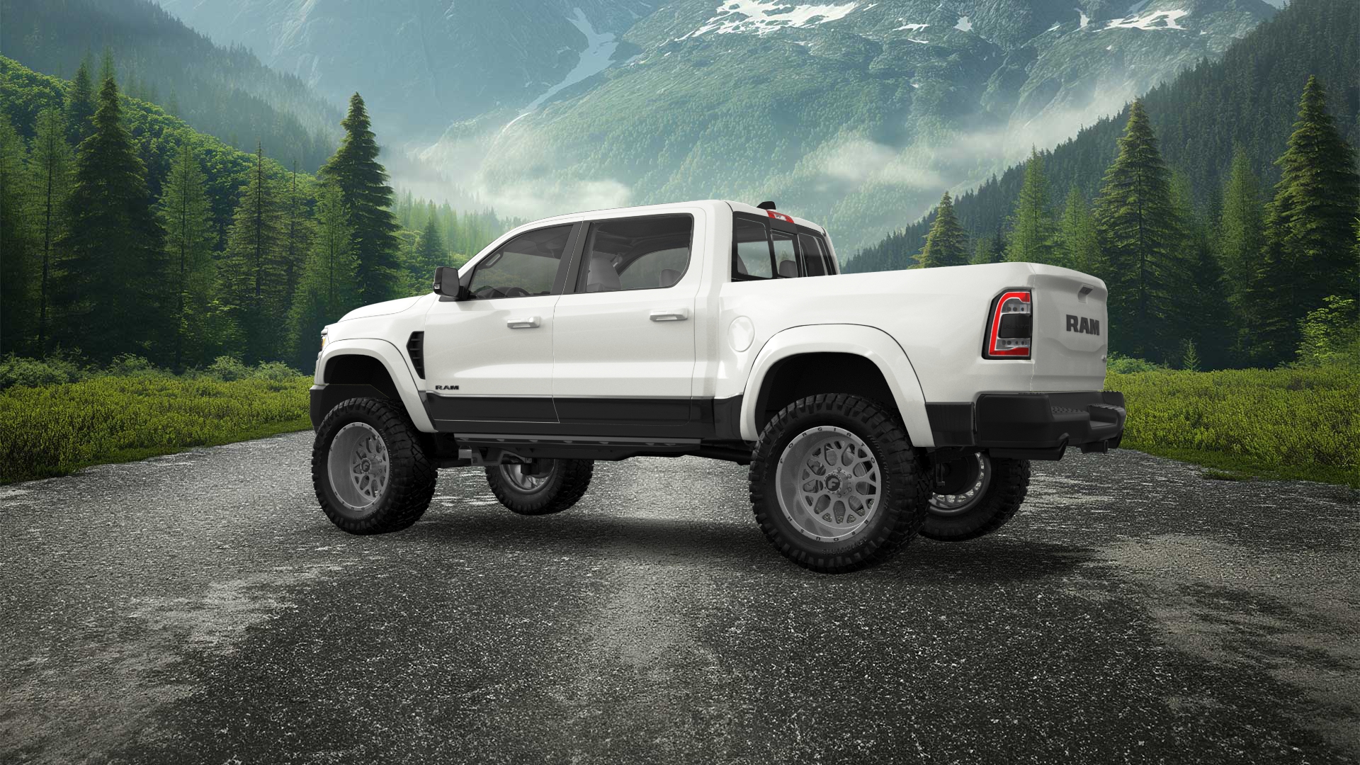 Dodge Ram 1500 TRX 4 Door pickup truck 2021 tuning