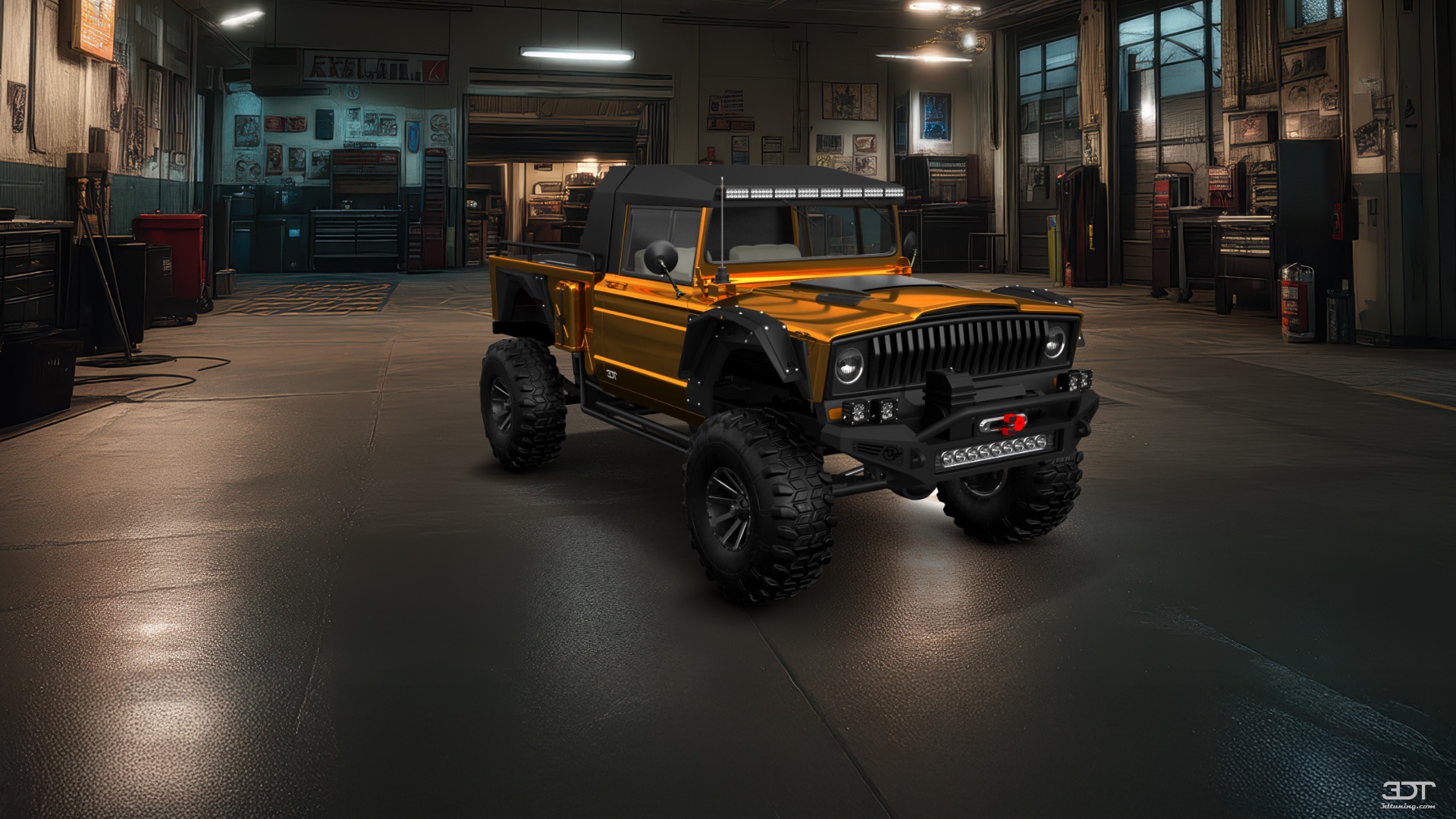 Jeep Kaiser M715 2 Door pickup truck 1968 tuning