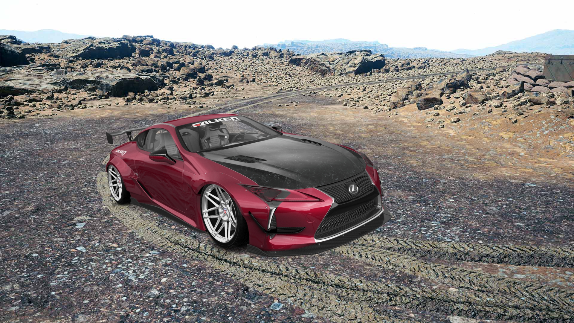 Lexus LC500 2 door fastback coupe 2017 tuning