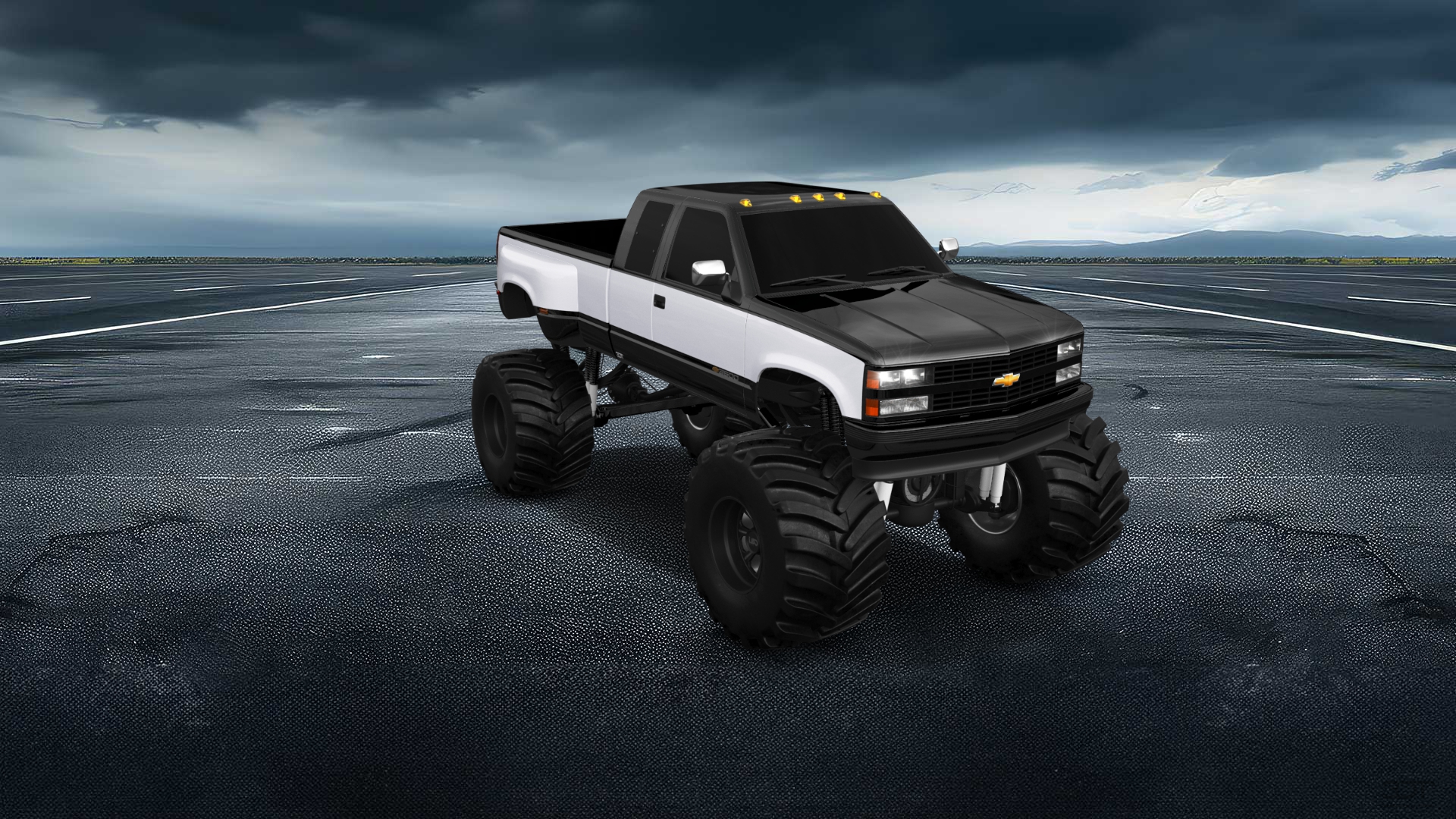 Chevrolet K3500 Extended Cab Pickup Truck 1988