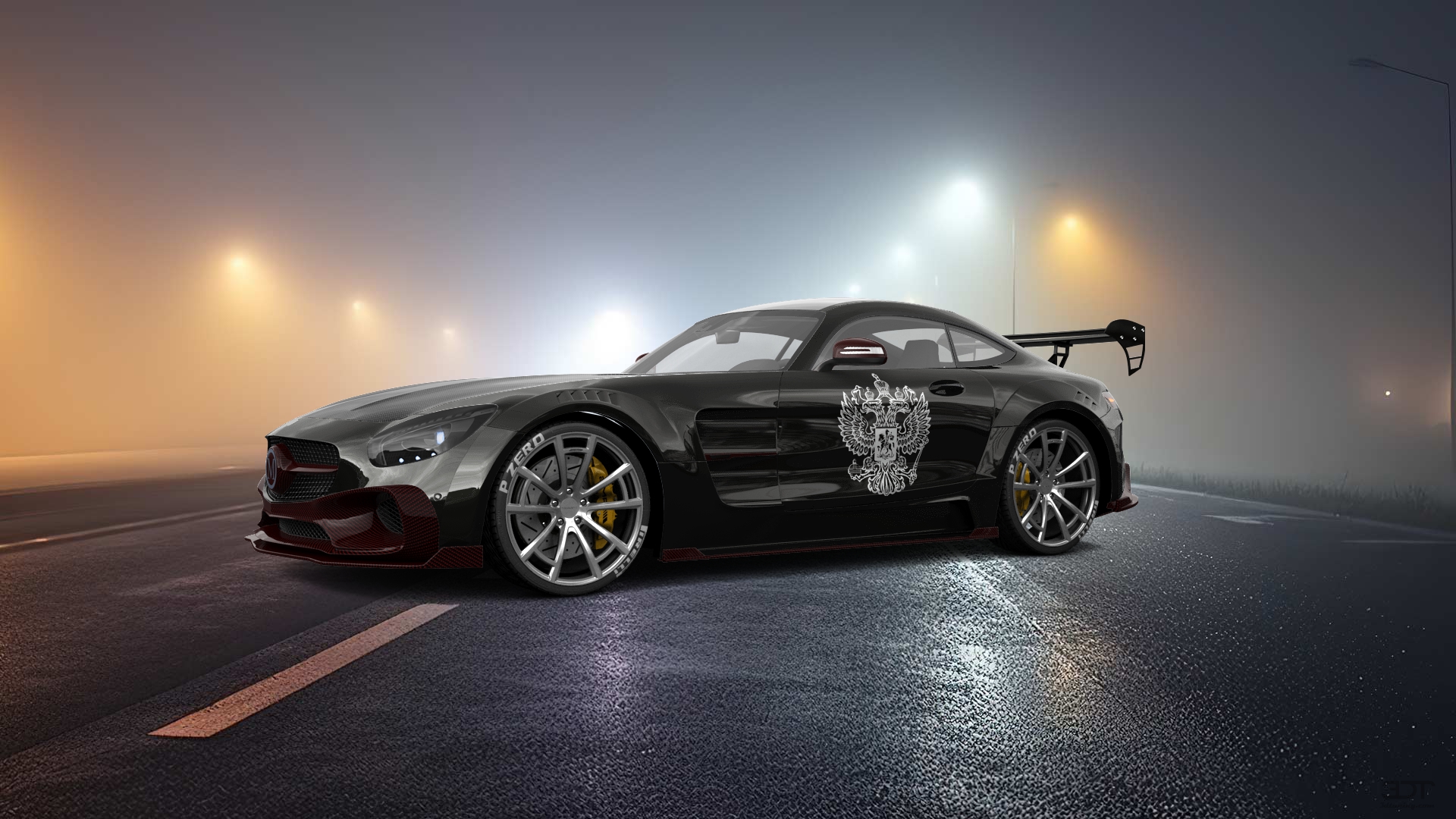 Mercedes AMG GT 2 door fastback coupe 2016