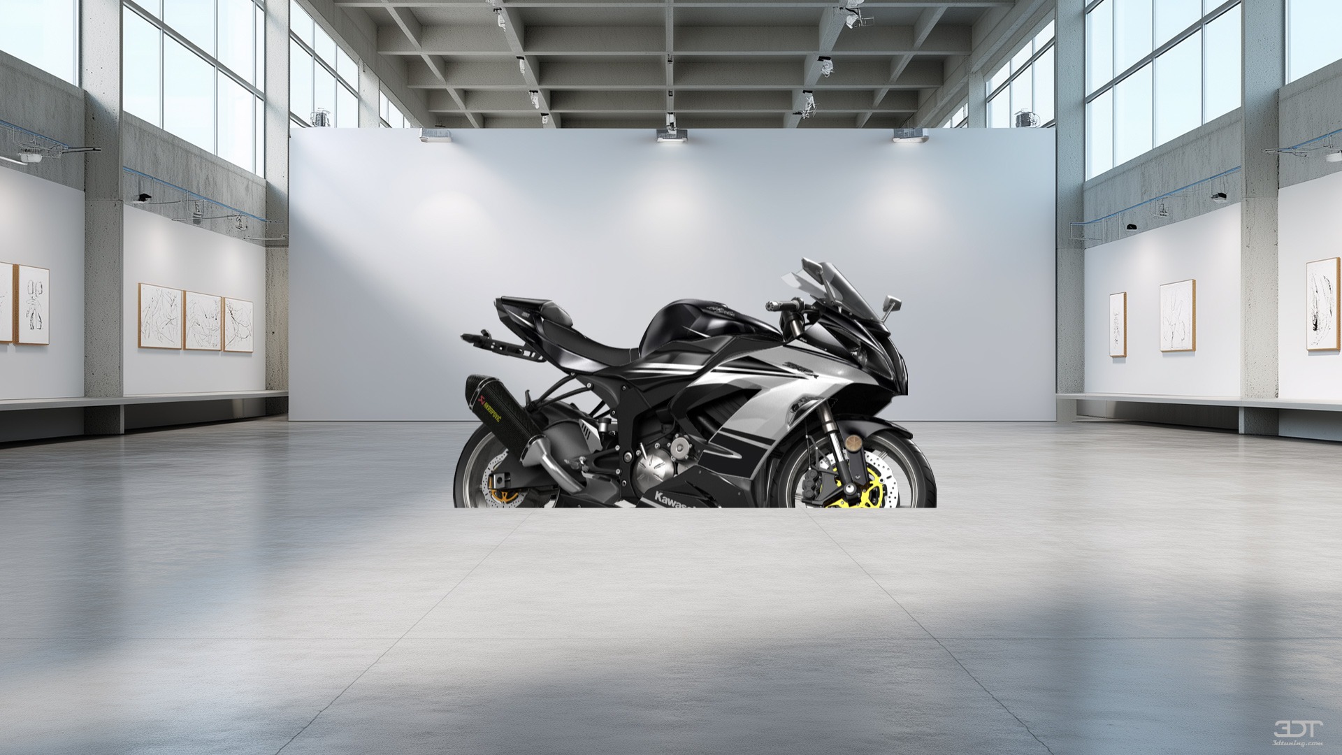Kawasaki Ninja ZX 6R Sport Bike 2015 tuning