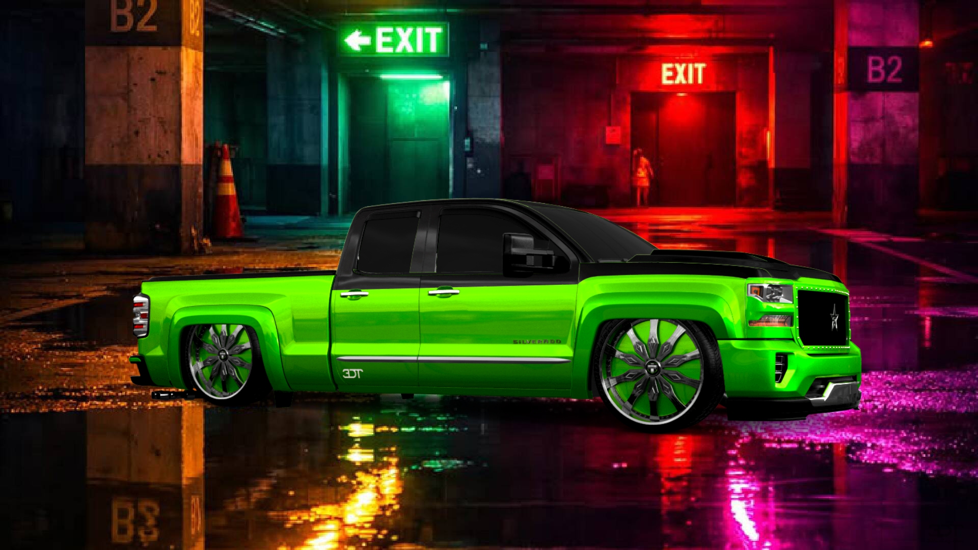 Chevrolet Silverado 1500 6.5 ft box 4 Door pickup truck 2016 tuning