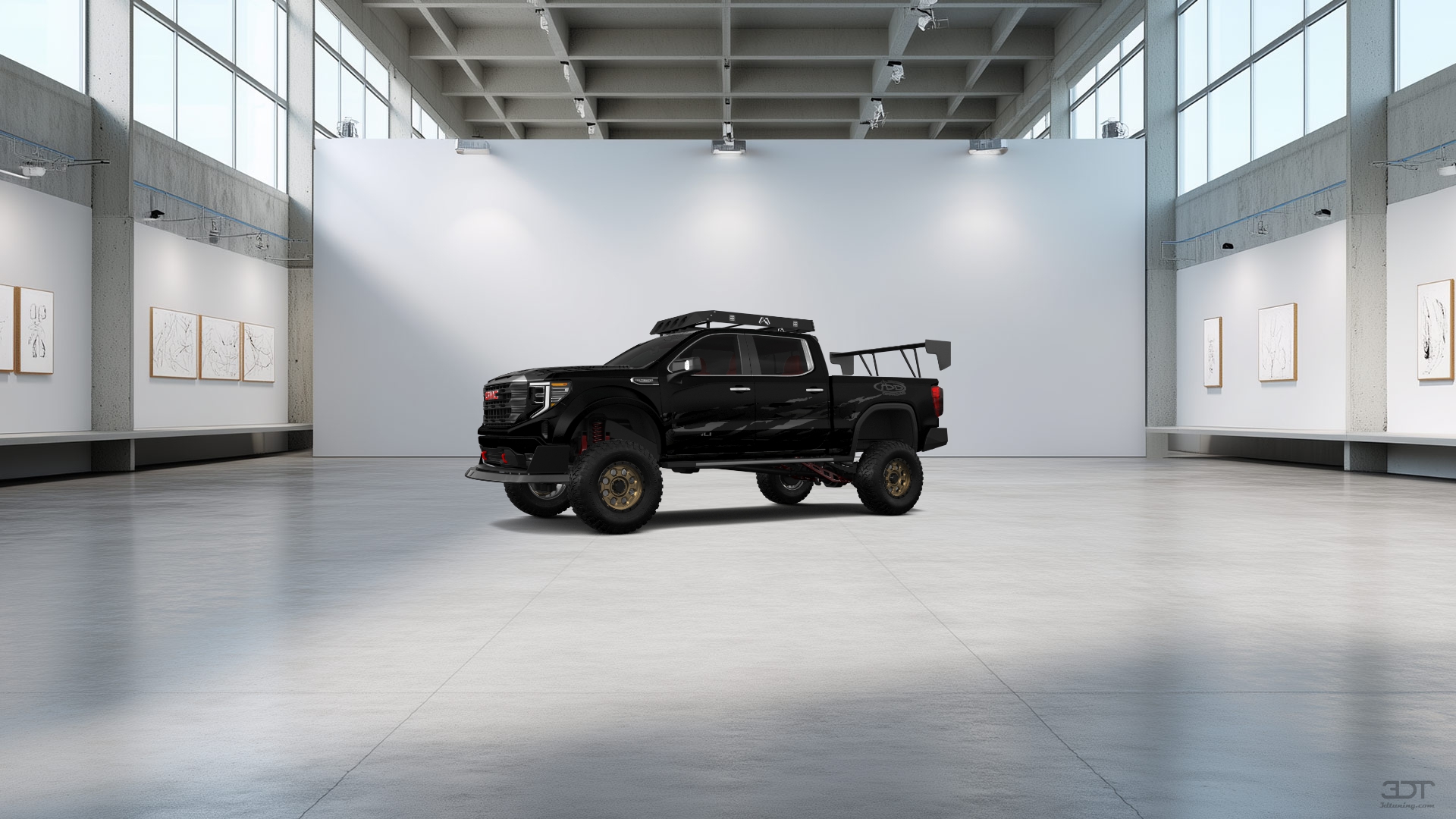 GMC Sierra 1500 Crew Cab 5.8 ft box 4 Door pickup truck 2023 tuning