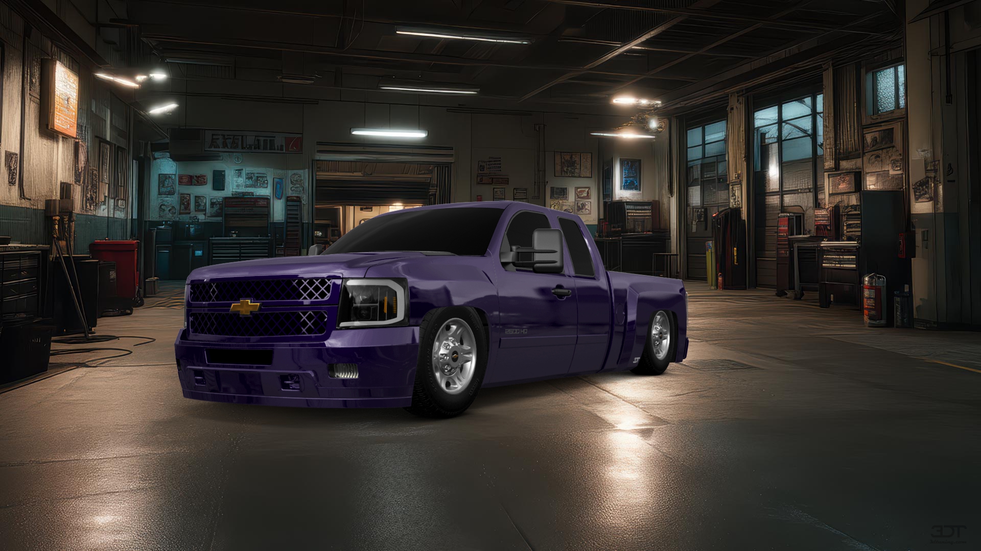 Chevrolet Silverado 2500 HD Extended Cab Pickup Truck 2007 tuning