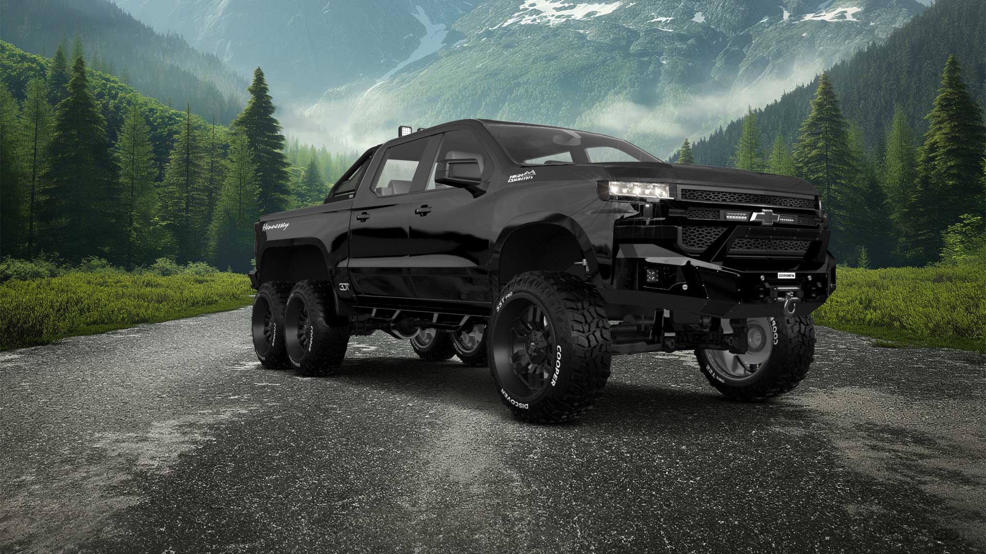 Chevrolet Silverado Hennessey Goliath 6X6 Truck 2020 tuning