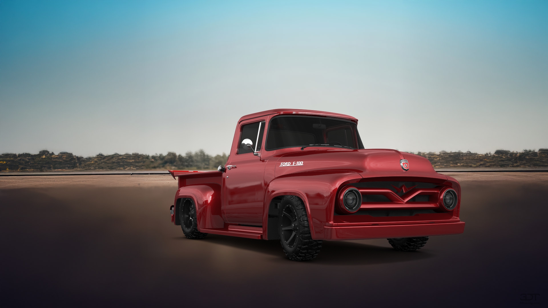 Ford F-100 2 Door truck 1956 tuning