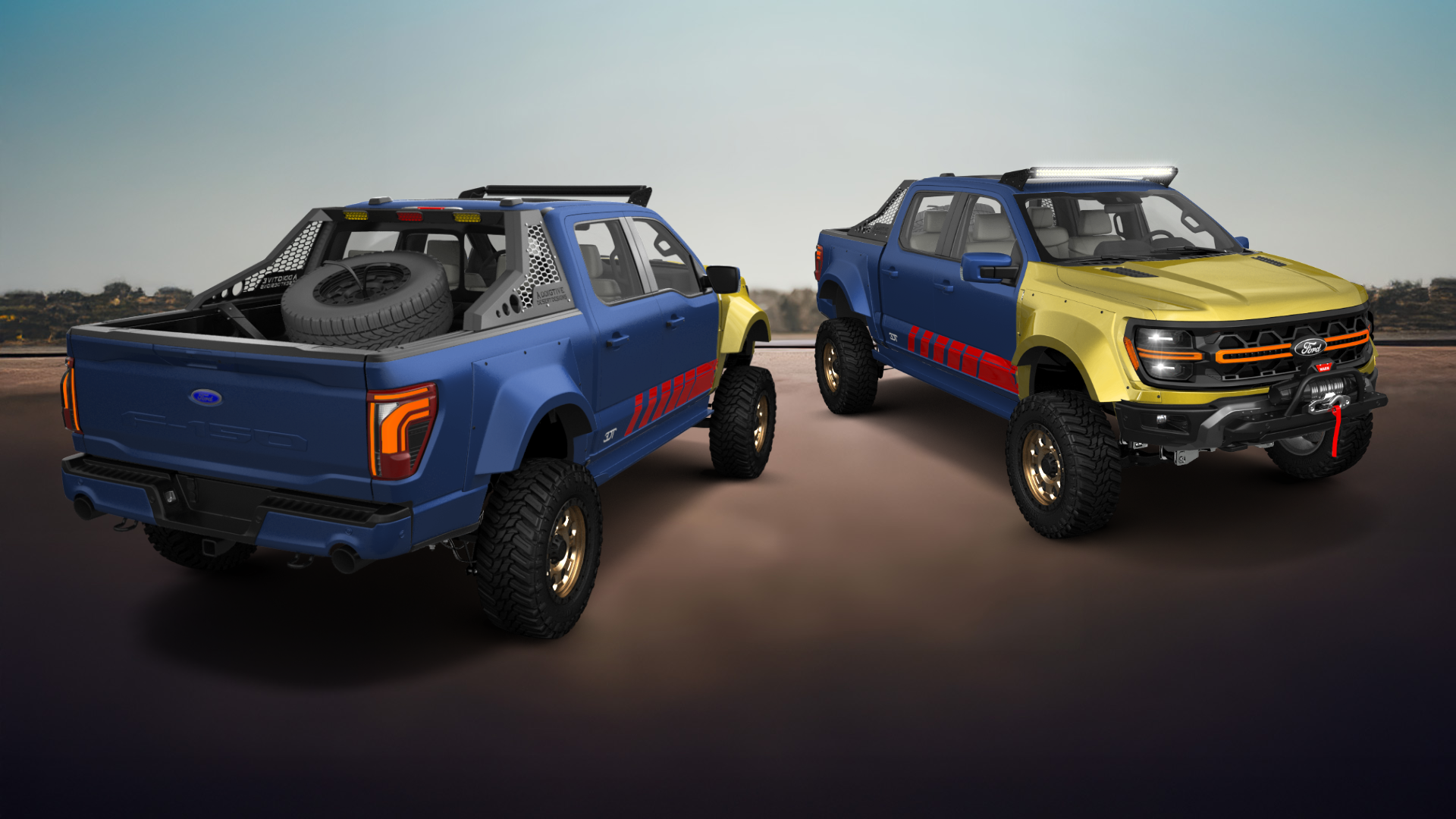 Ford F-150 SuperCrew 4 Door pickup truck 2024 tuning