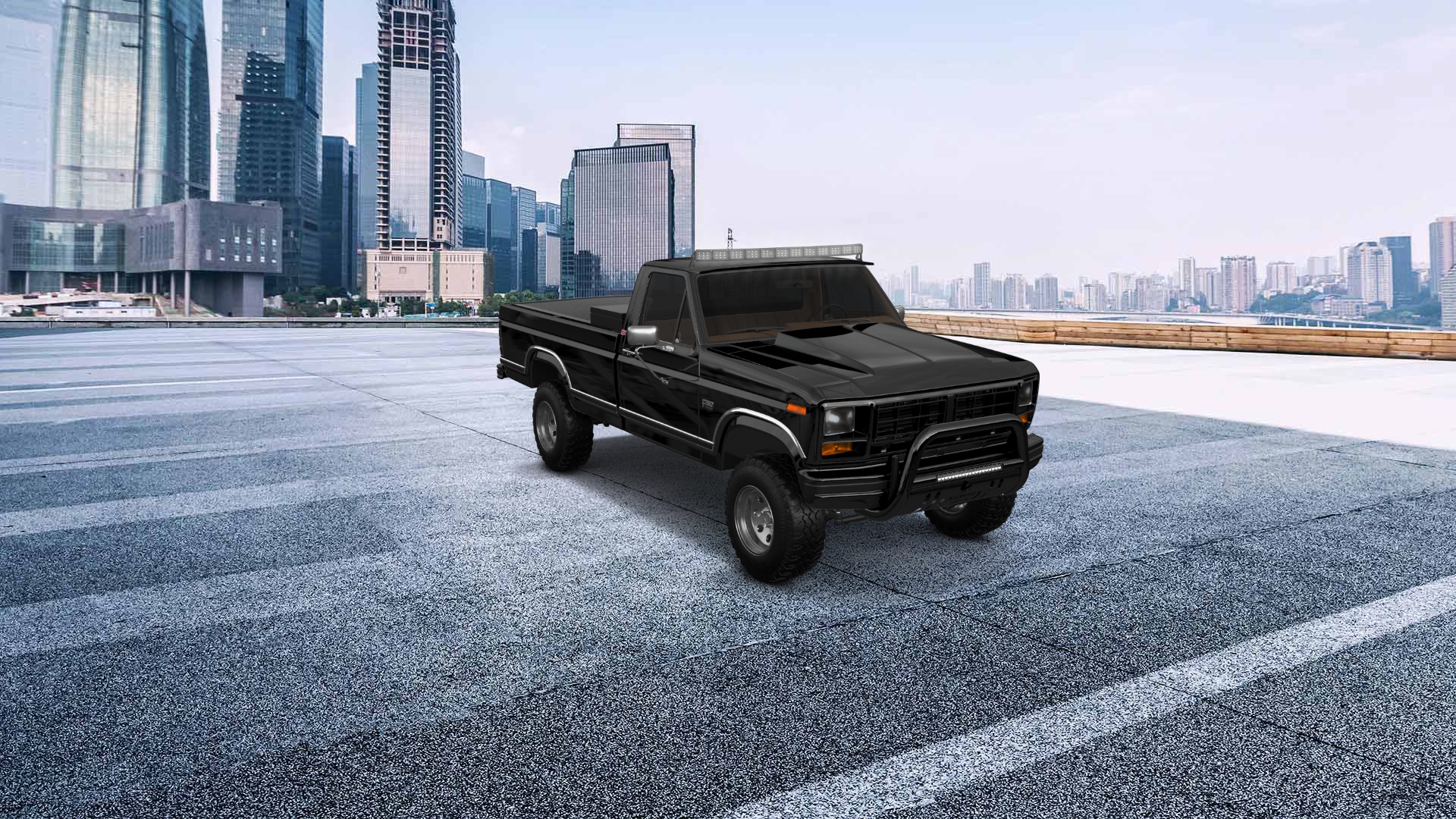 Ford F-150 2 Door pickup truck 1986 tuning