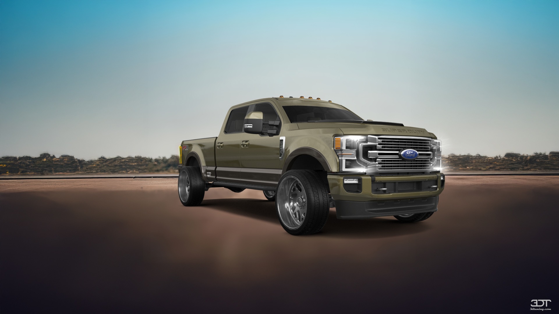 Ford F-250 4 Door pickup truck 2021 tuning