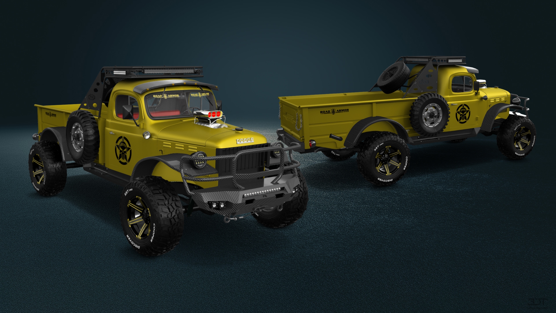 Dodge Power Wagon 2 Door pickup truck 1947
