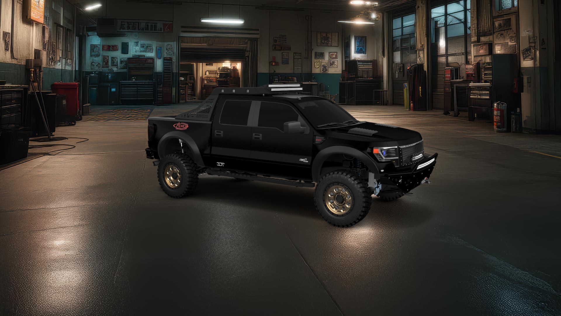 Ford F-150 SVT Raptor 4 Door pickup truck 2013 tuning