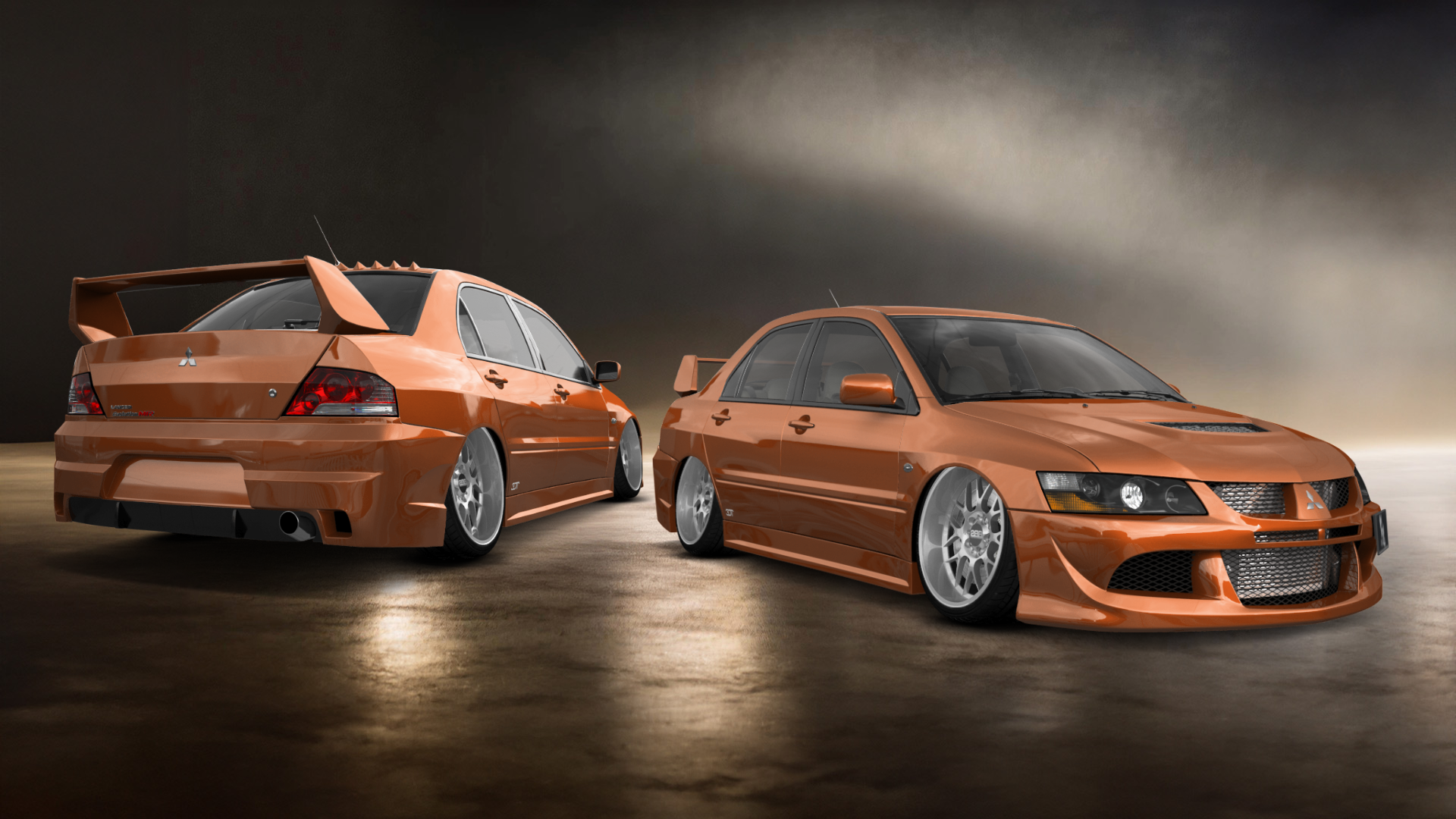 Mitsubishi Lancer Evo IX 4 Door Saloon 2005 tuning