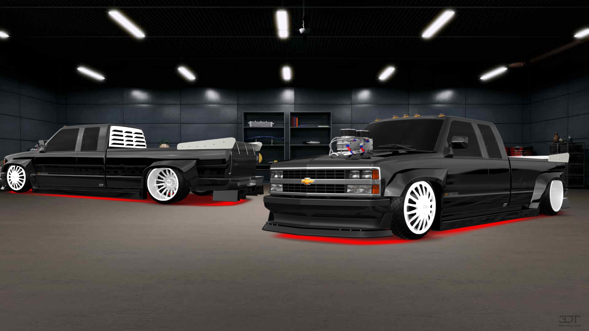 Chevrolet K3500 Extended Cab Pickup Truck 1988