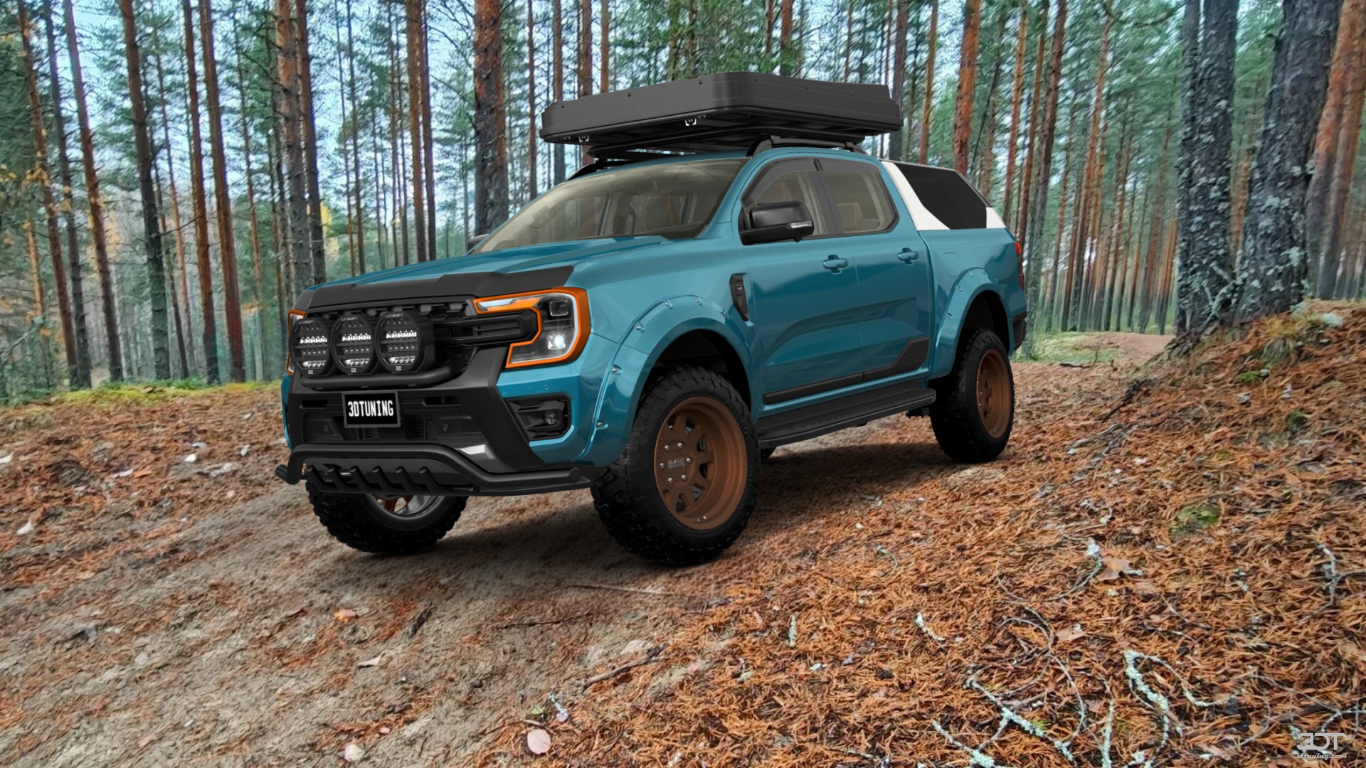Tuning Ford Ranger 4 Door pickup truck 2022