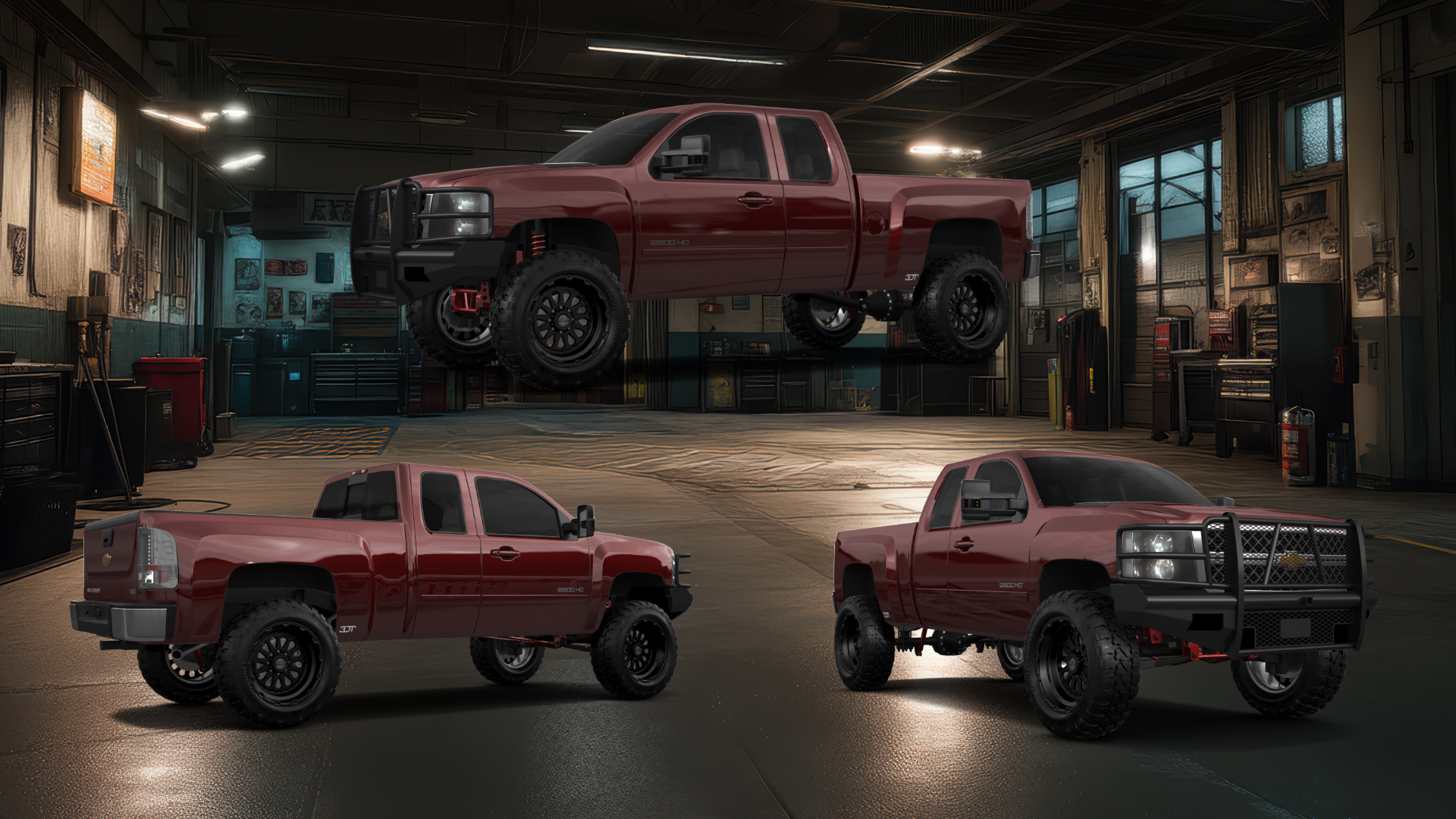 Chevrolet Silverado 2500 HD Extended Cab Pickup Truck 2007 tuning