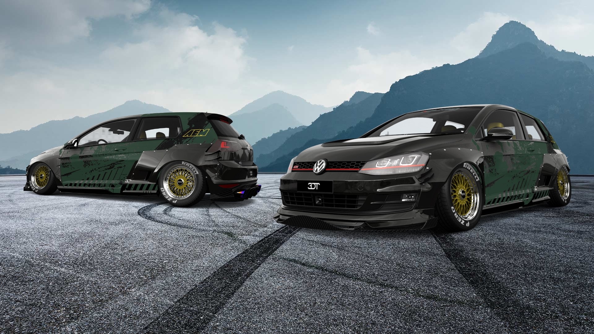 Volkswagen Golf 7 3 Door Hatchback 2013 tuning