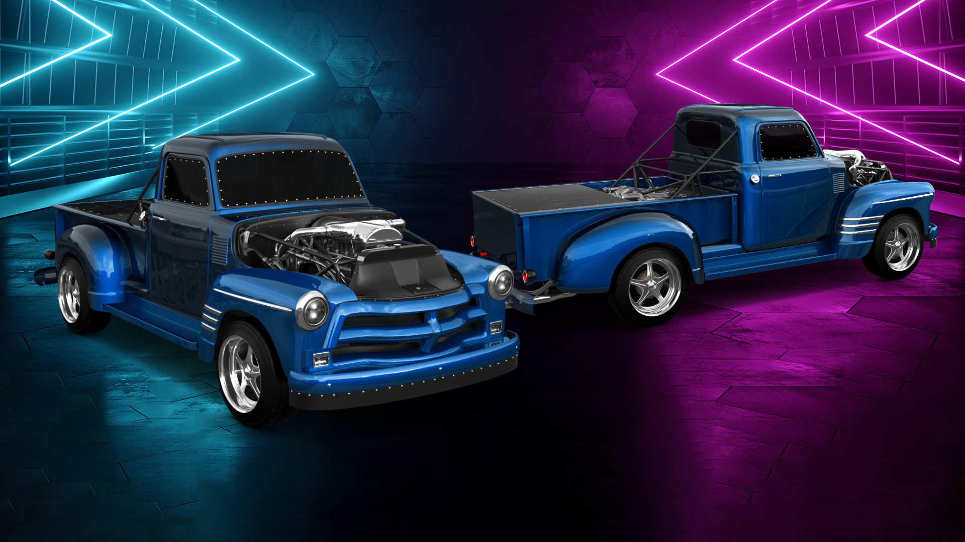 Chevrolet 3100 2 Door pickup truck 1954 tuning