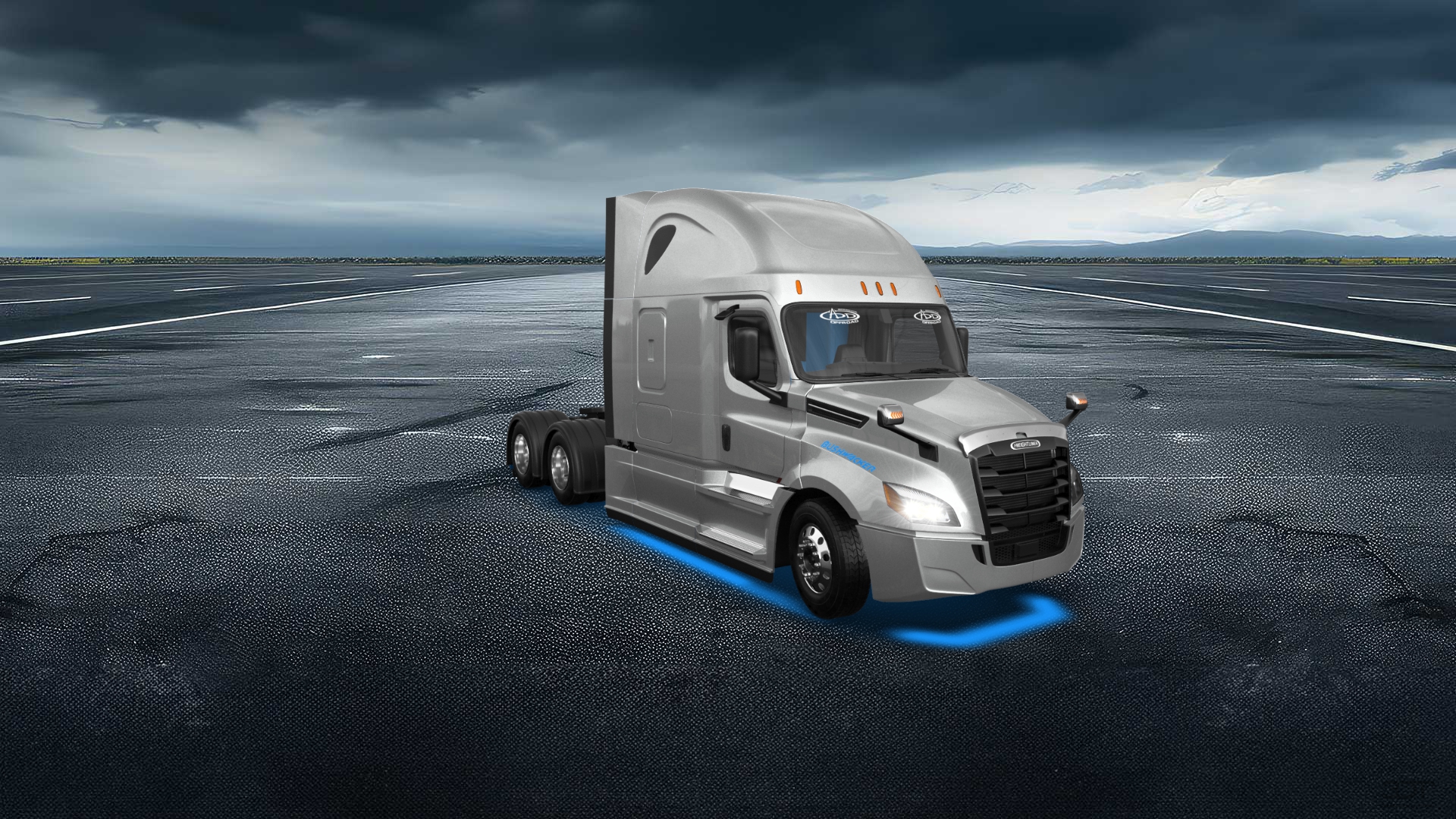 Freightliner Cascadia Sleeper Cab Truck 2018 tuning