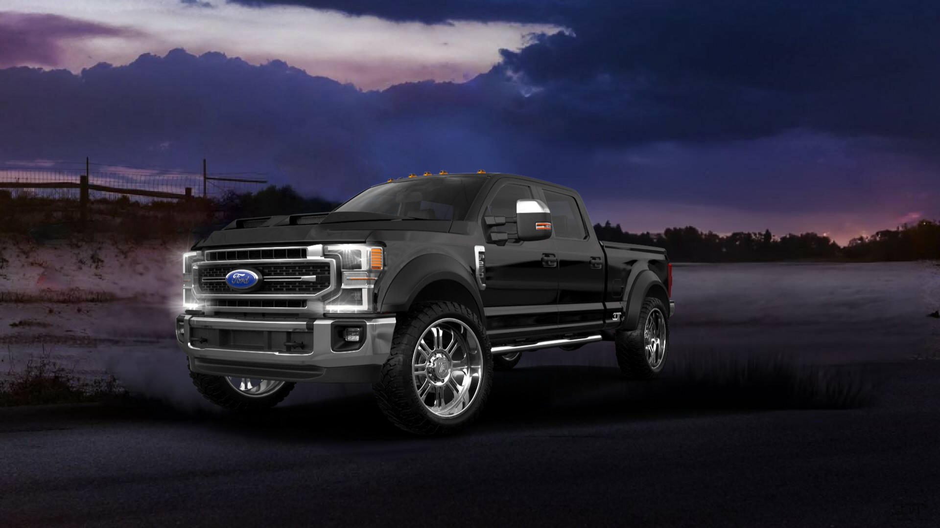 Ford F-250 4 Door pickup truck 2021 Images