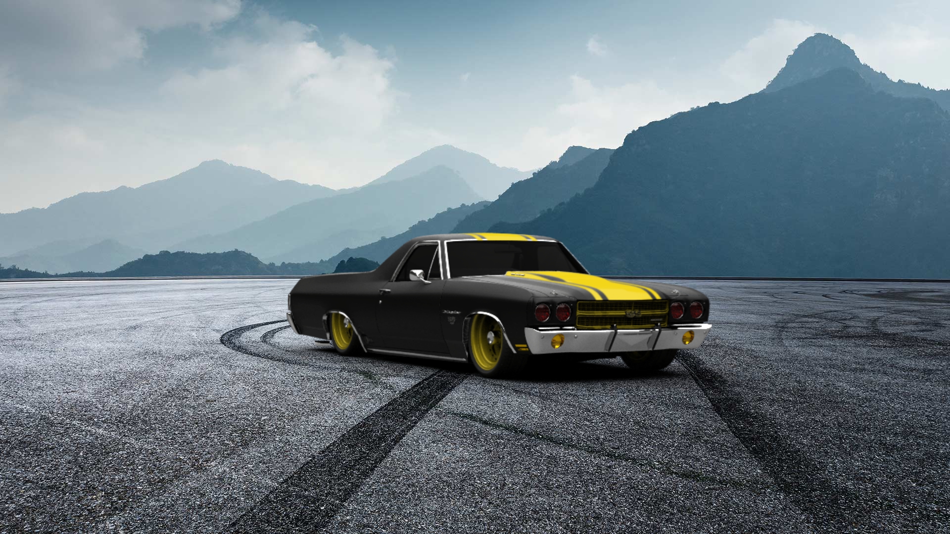 Chevrolet El Camino SS-454 Coupe 1970 tuning