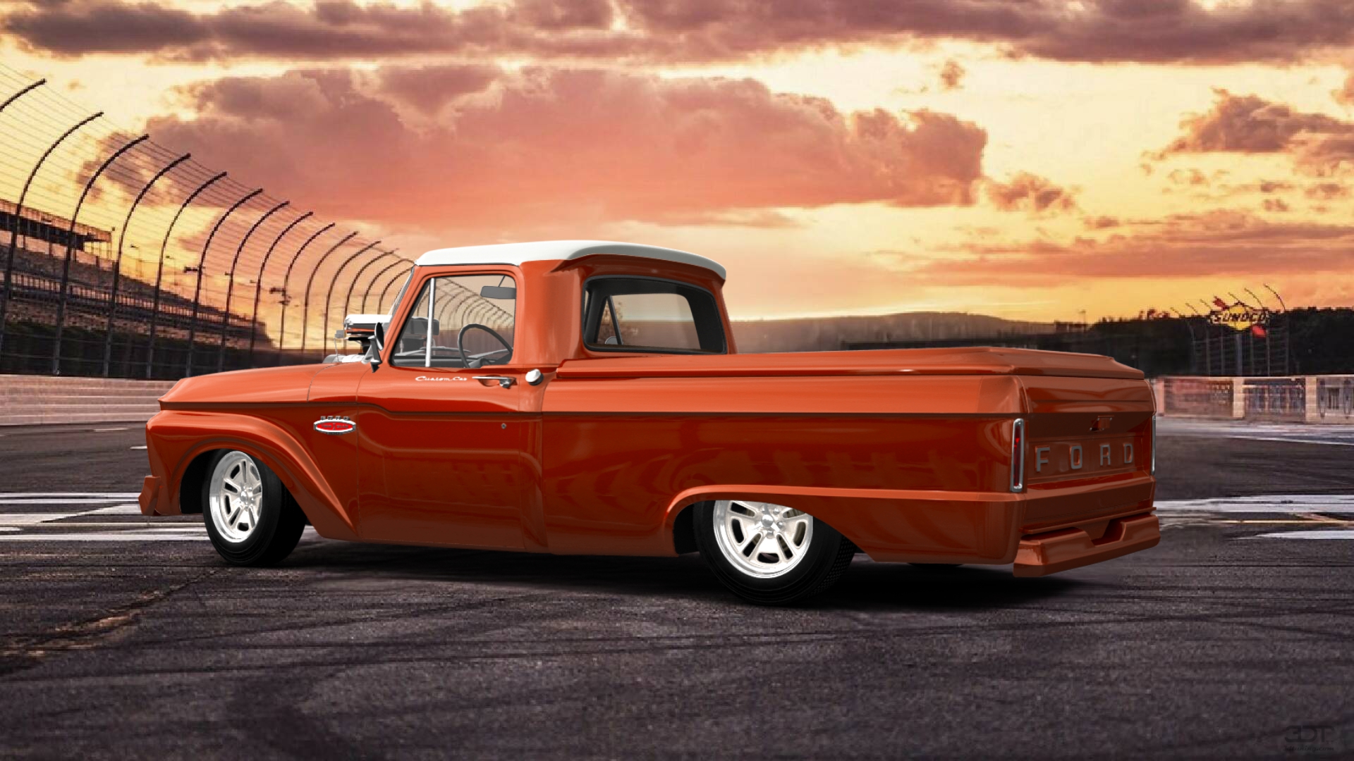 Ford F-100 Custom Cab 2 Door pickup truck 1966 Images